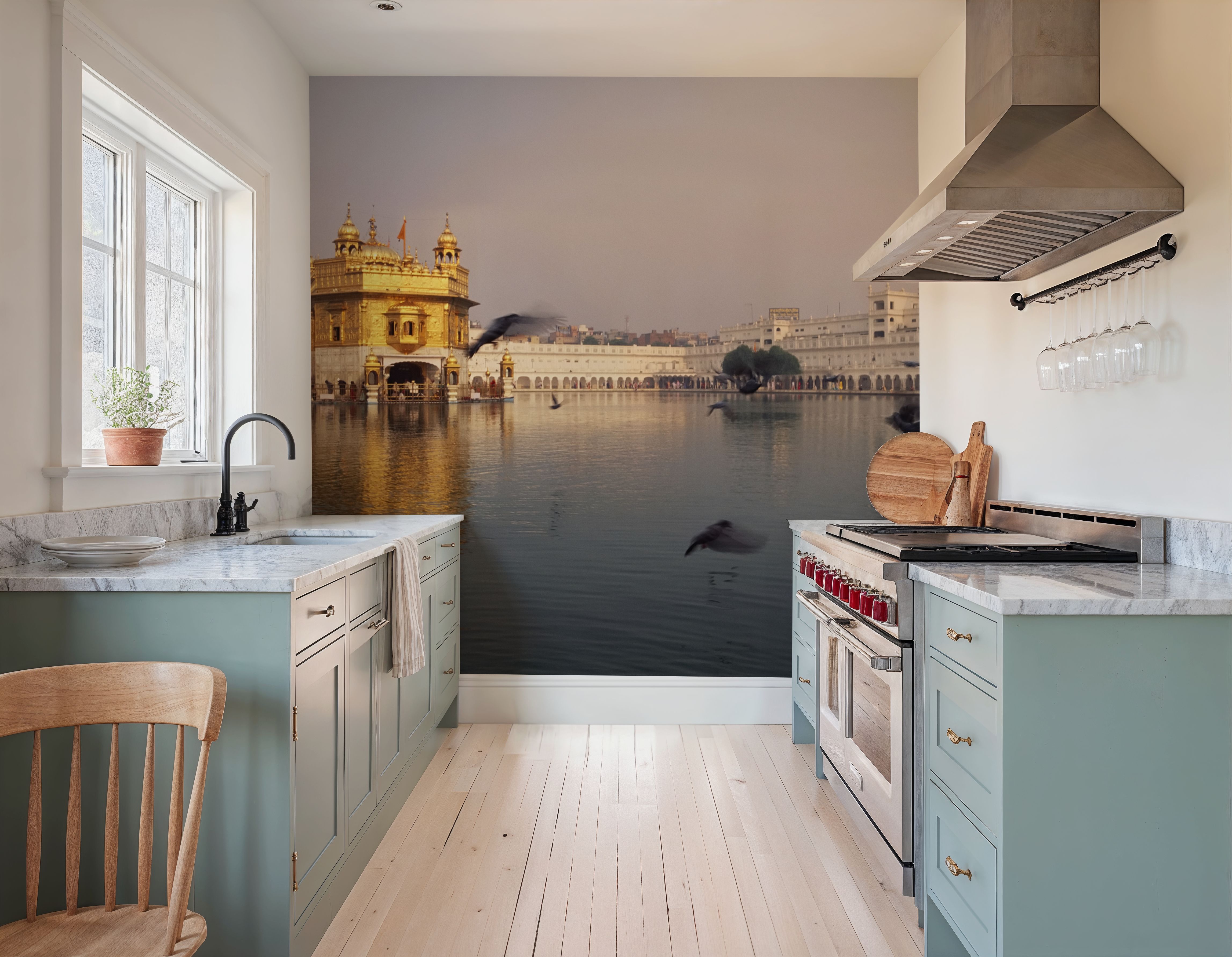 Golden Sanctuary Reflection