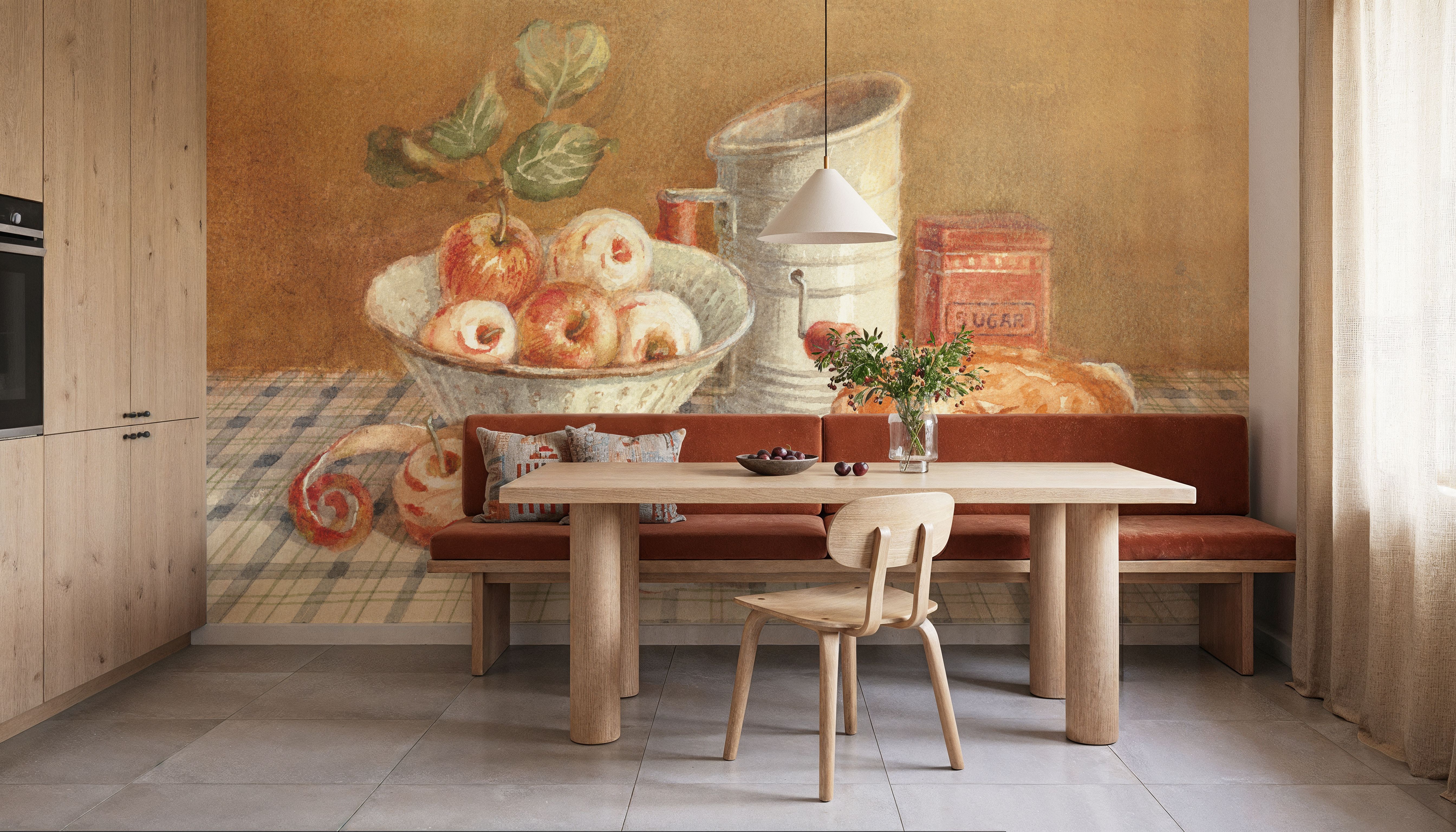 Apple Still Life, Behang