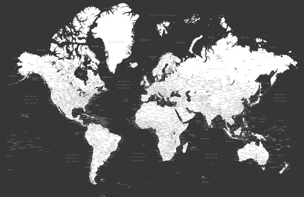 World Map Cities - Milo