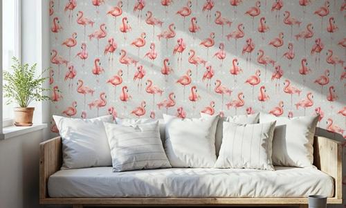 Flamingo Goals Gray