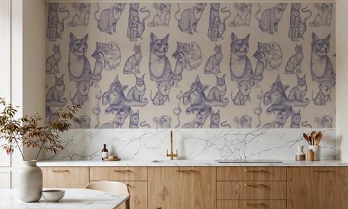 Cat Lounge, Blue