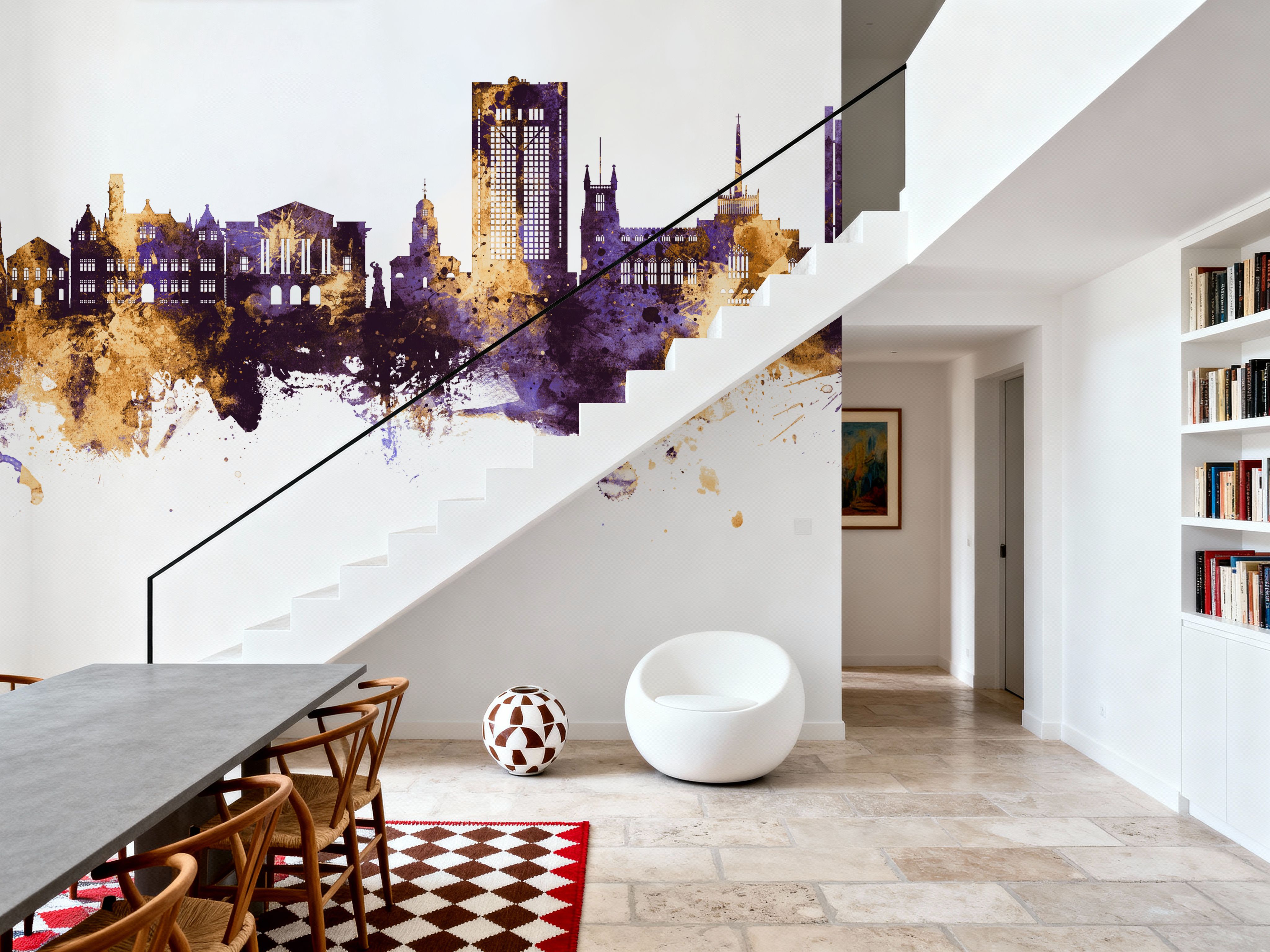 Blackburn England Skyline Purple & Gold