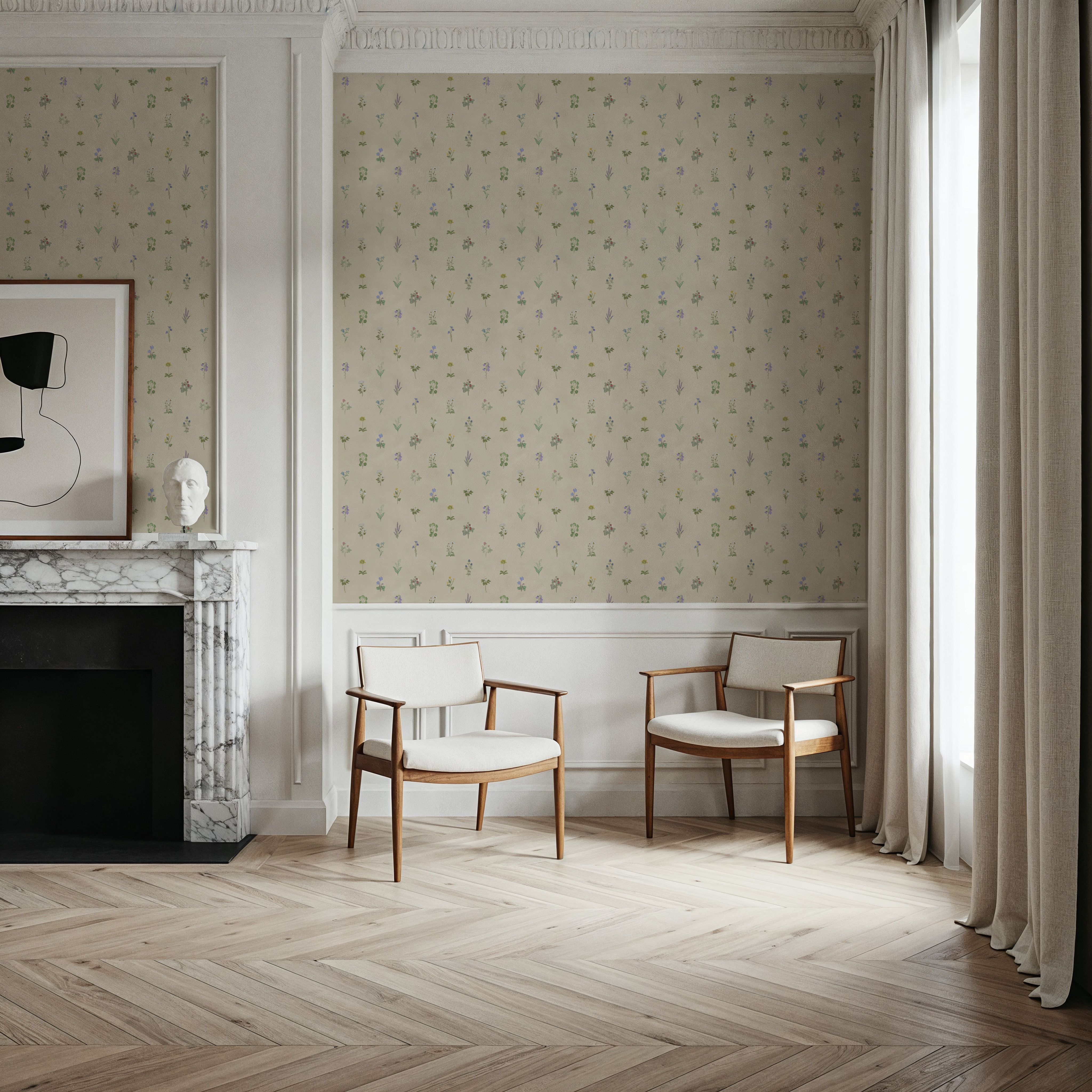 Nordic Flora Petite, Light Beige