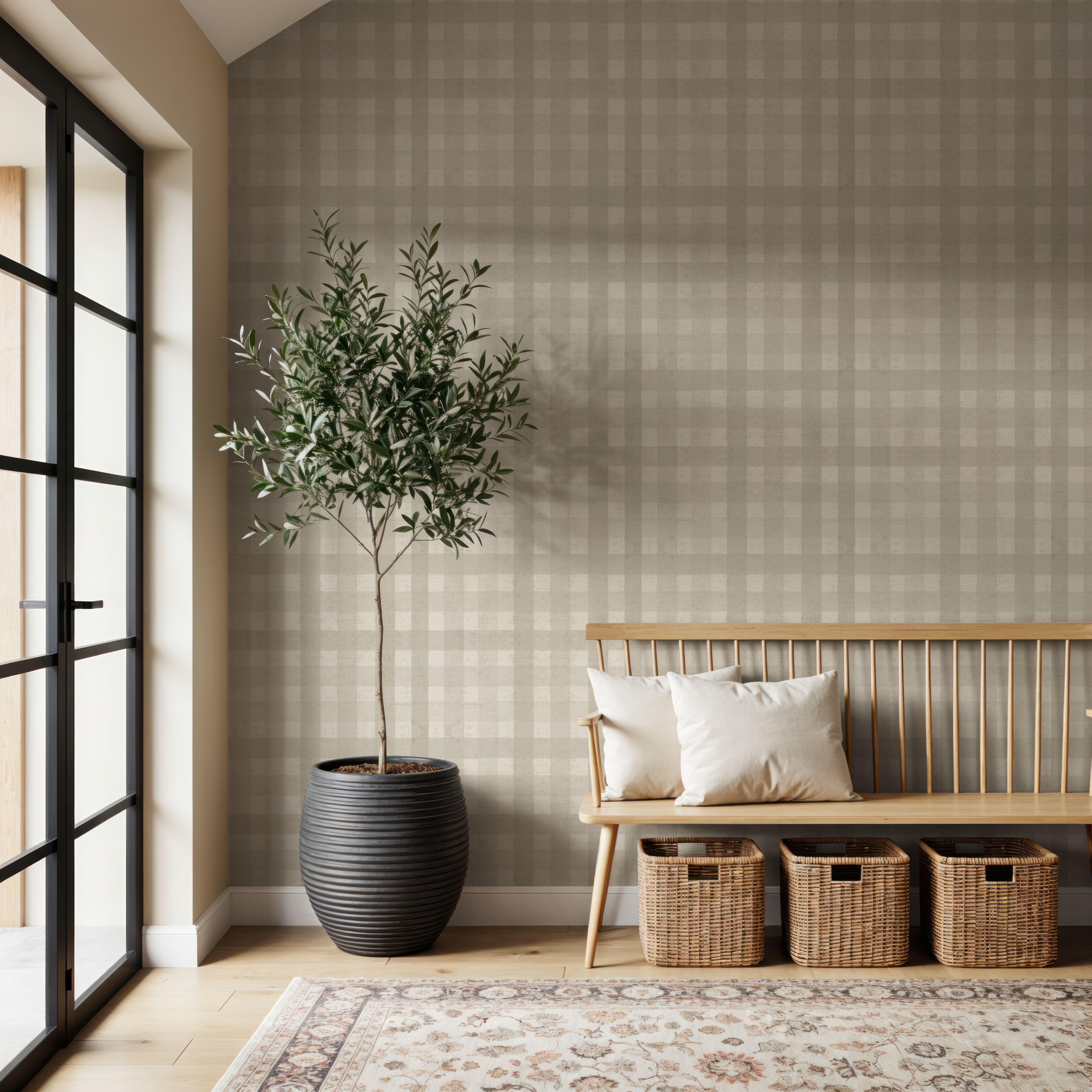 Country Jingham White