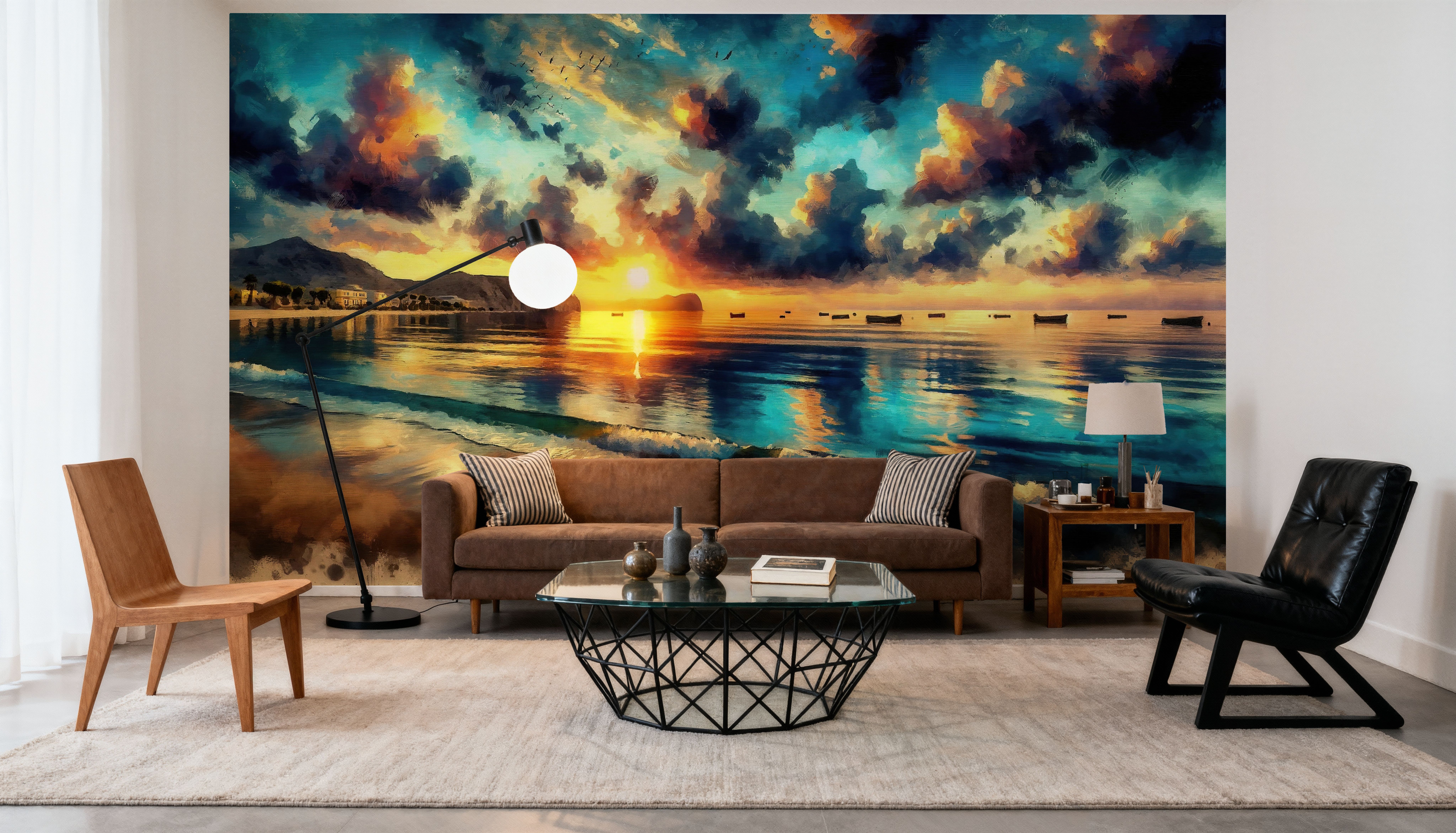 Stunning Coastal Sunset Scene