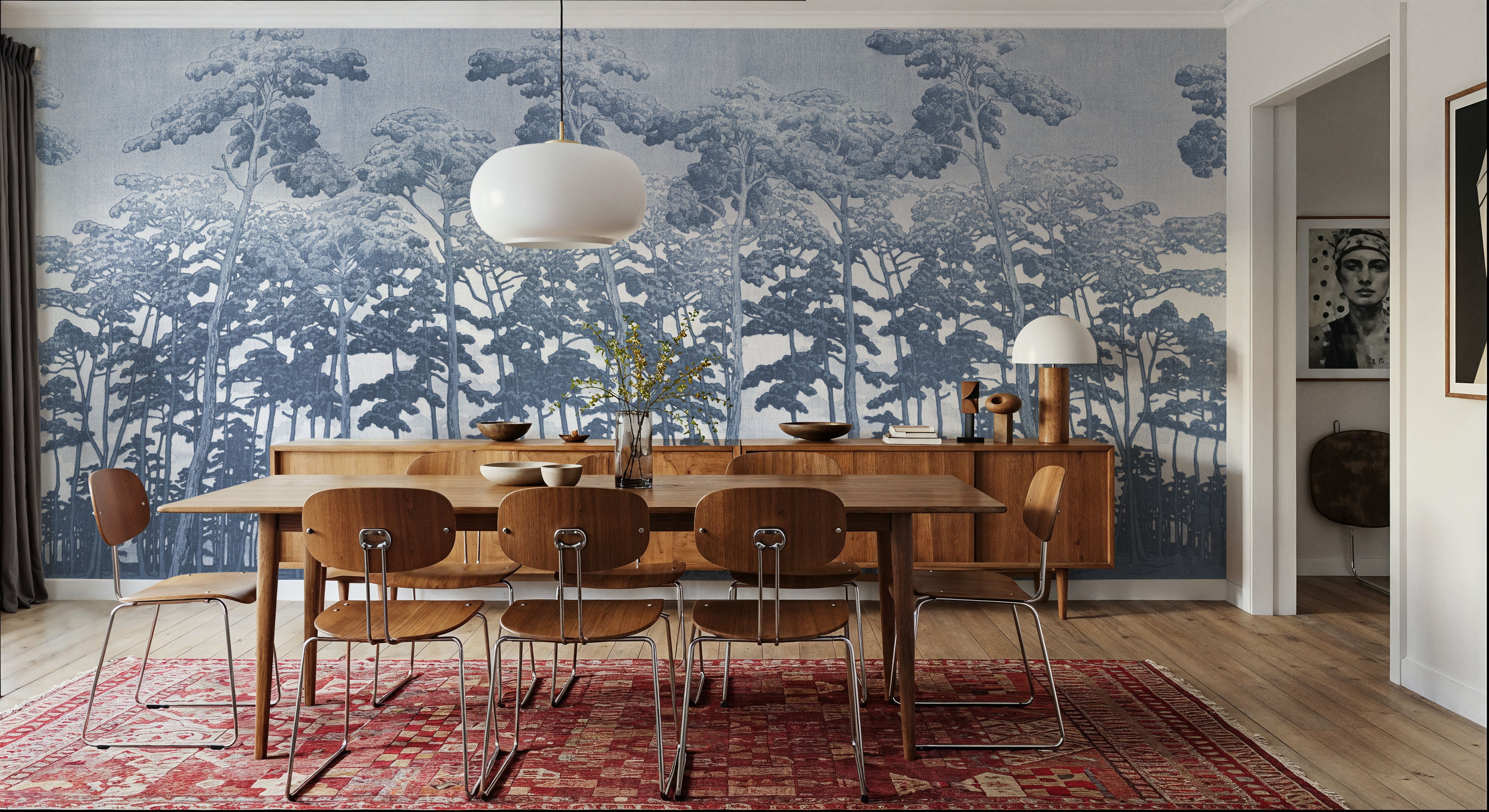 Tranquil Pinescape, Sky, Wallpaper