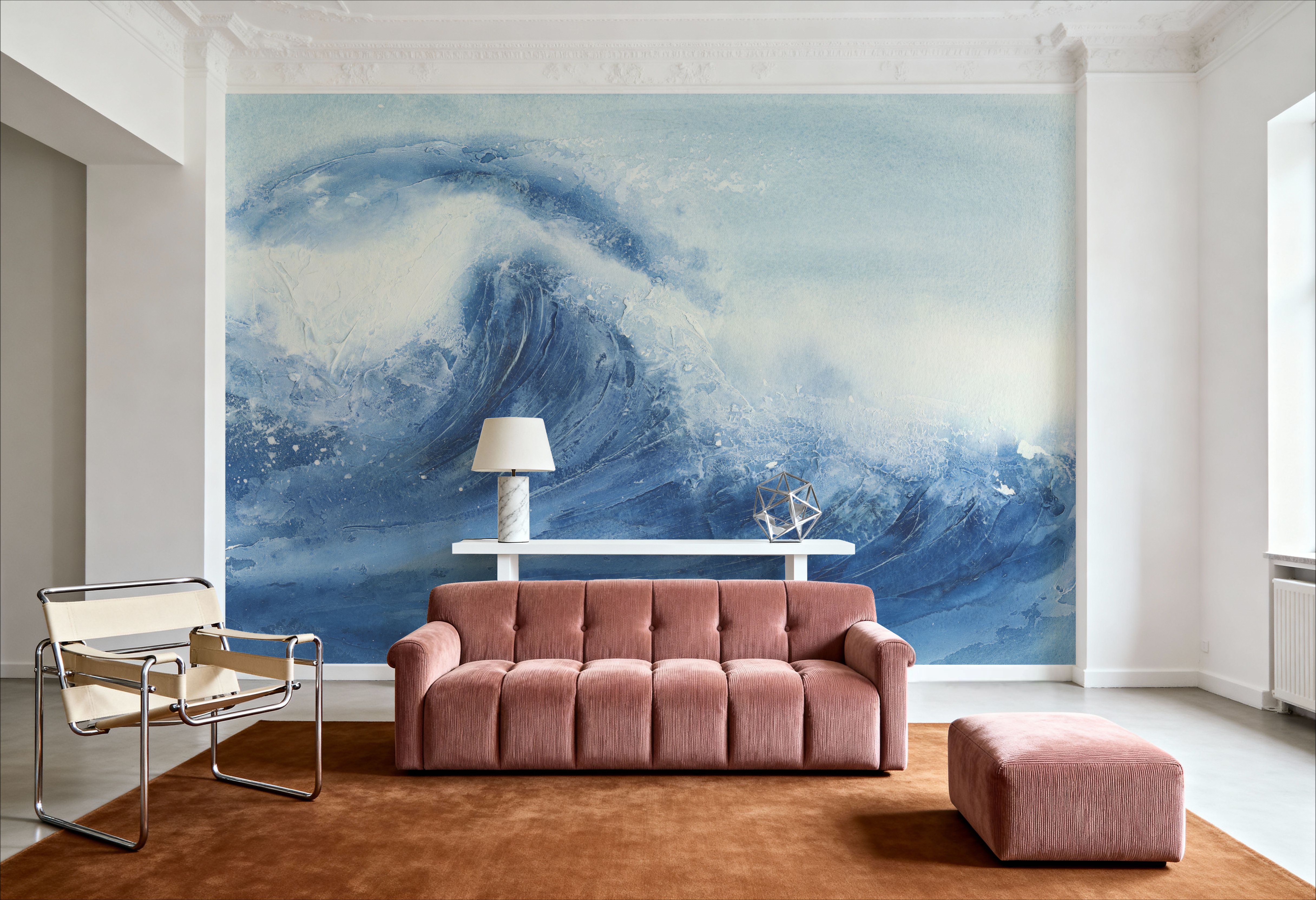 In The Blue, Tapeten