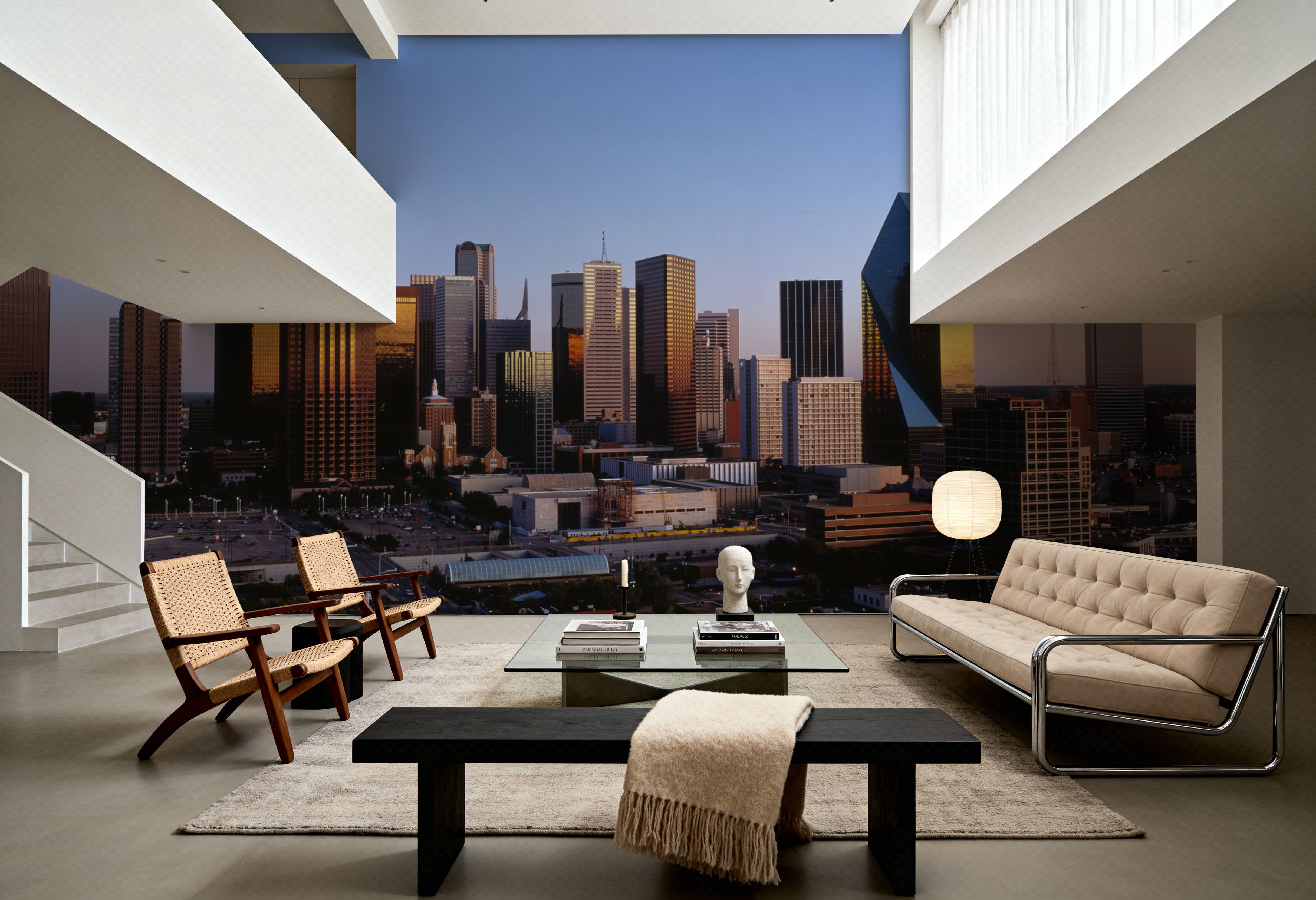 Golden Metropolis Dusk, Papel pintado