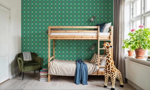 Boho Symbols Green