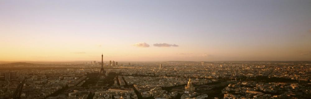 Golden Tower Cityscape