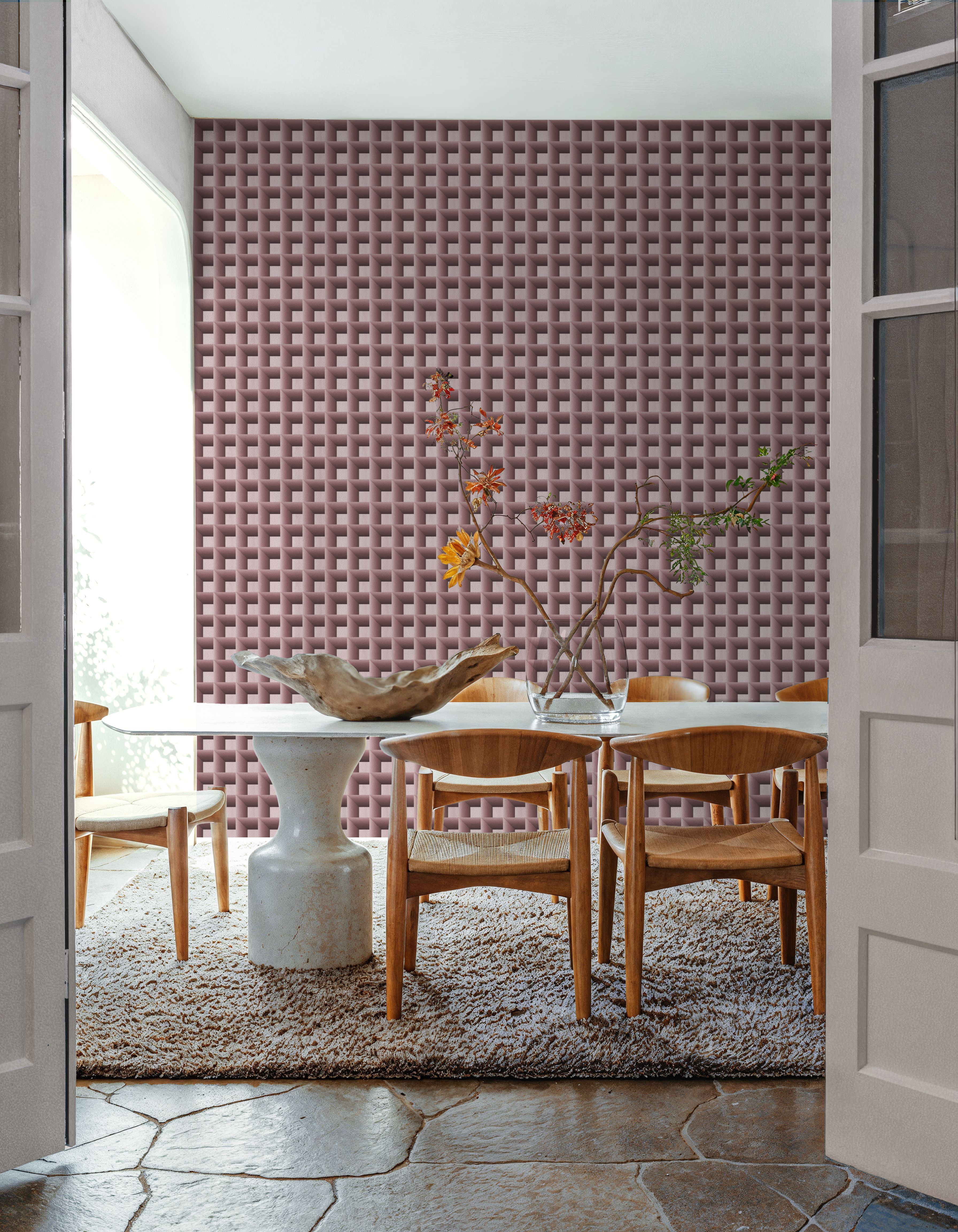 Decorative Cubes, Rose