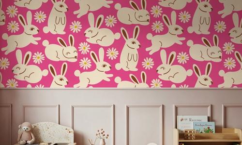 Blissful Bunnies, Neon Pink
