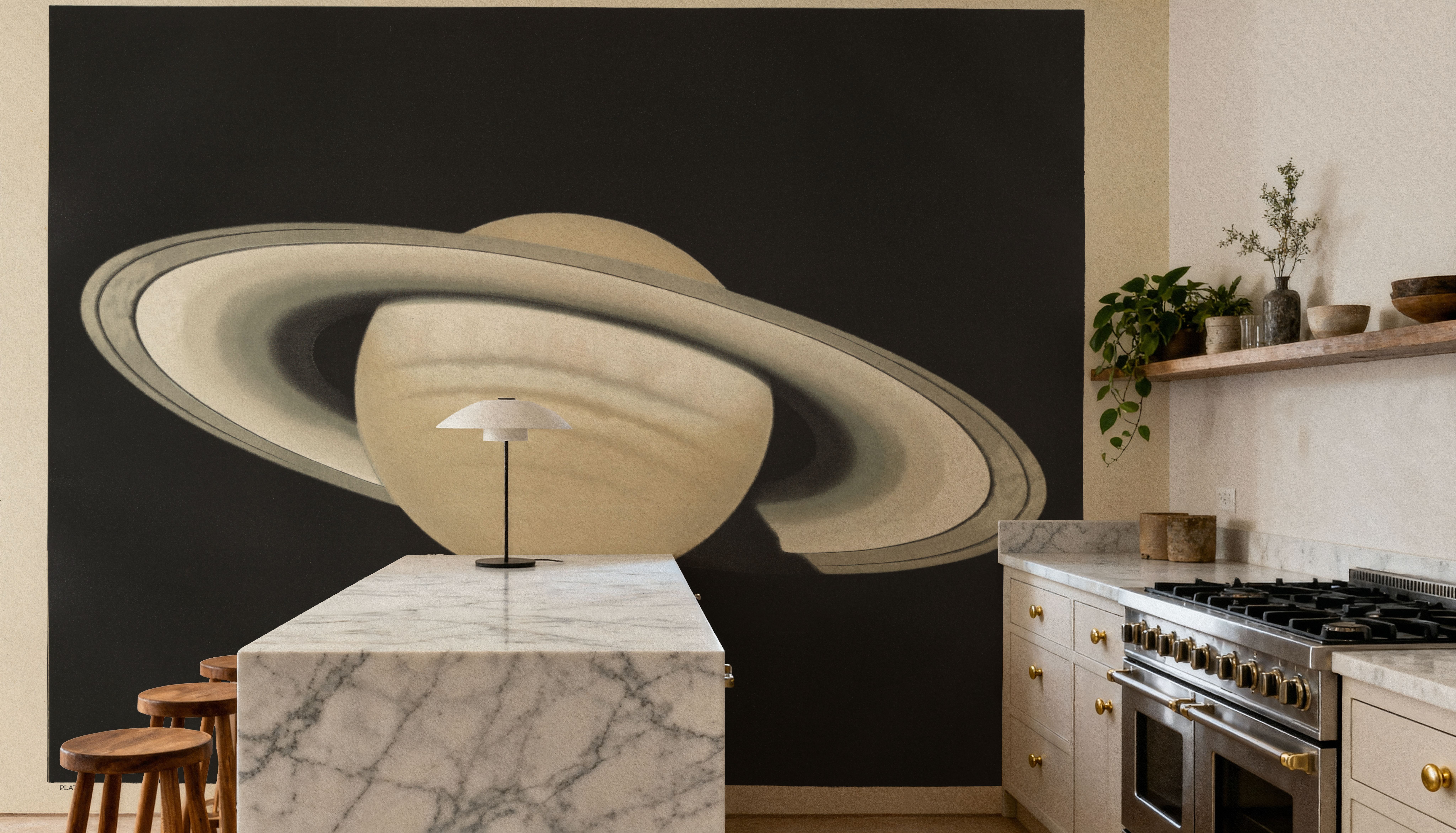 The Planet Saturn - Framed