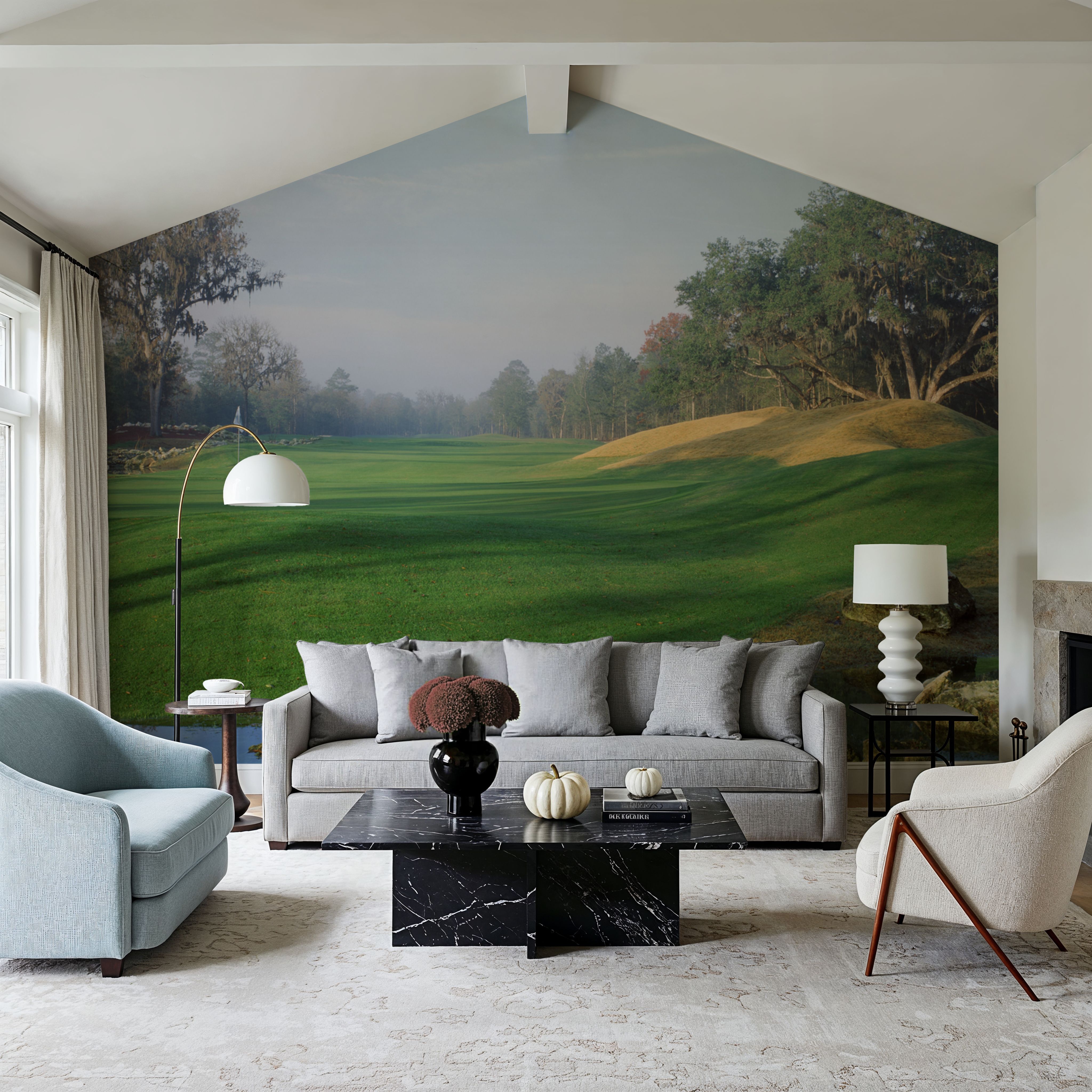 Misty Fairway Serenity