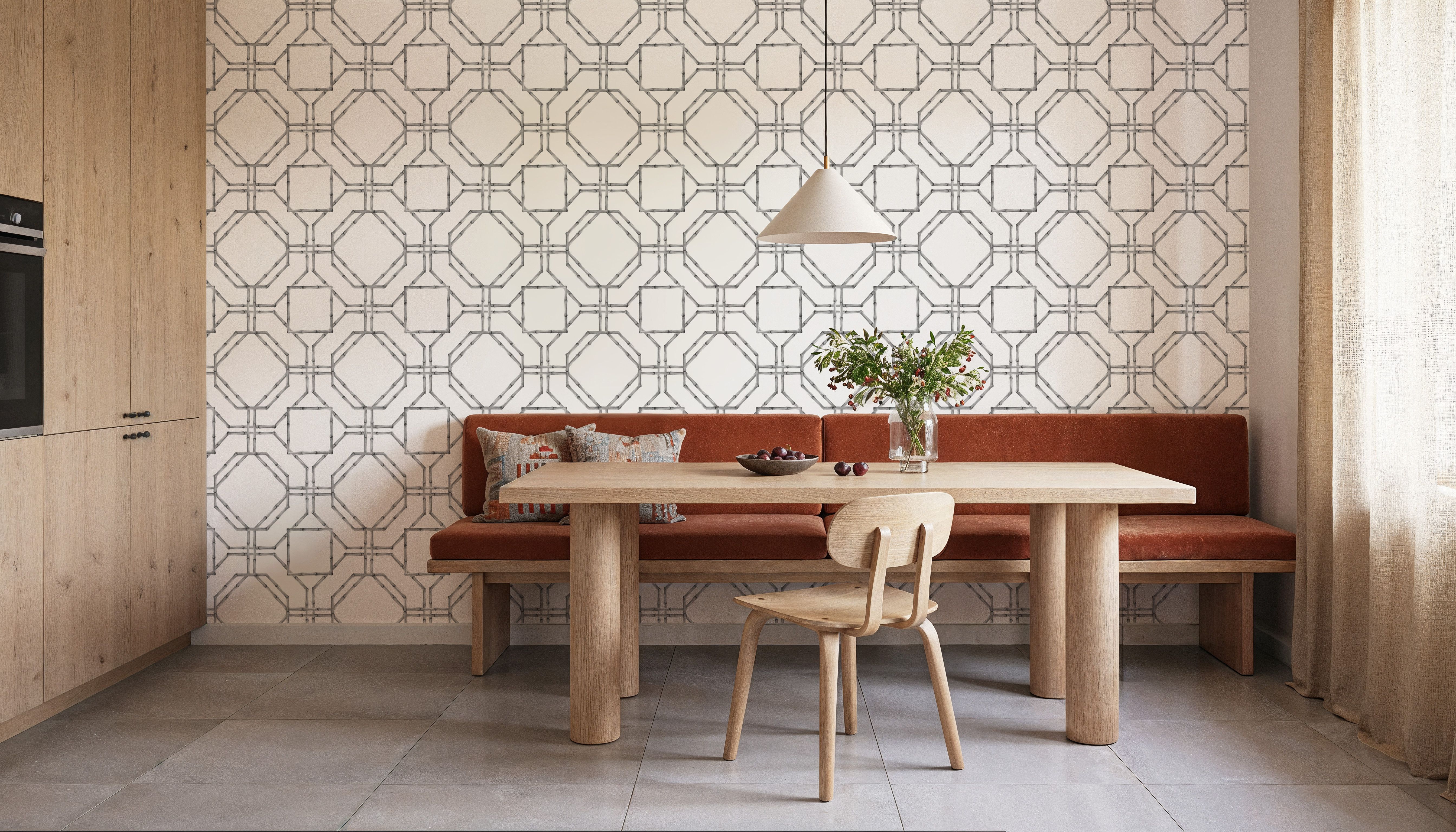 Bamboo Lattice, Gray