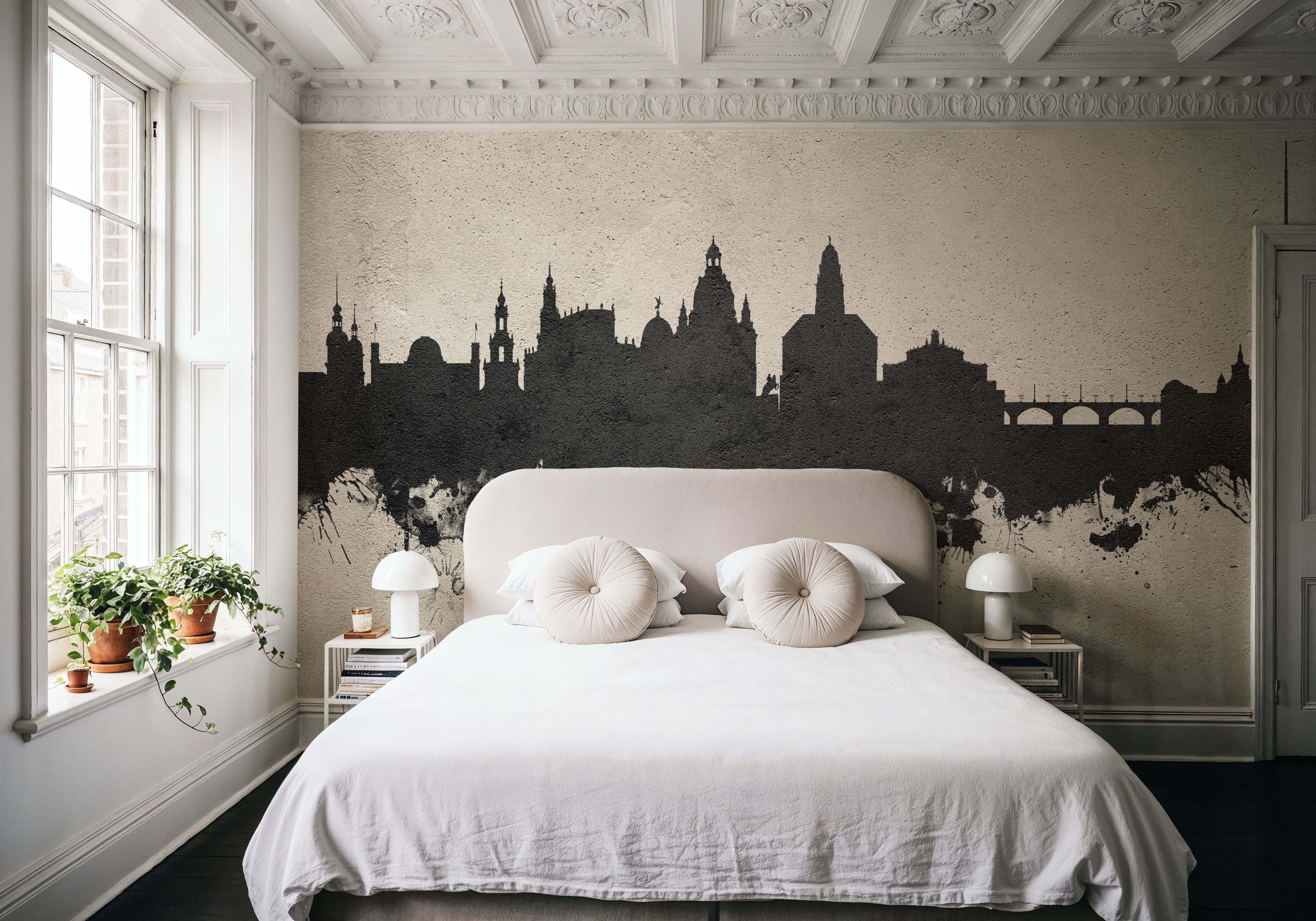 Dresden Germany Skyline Concrete