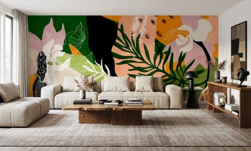 Graphic Leaves & Bold Colors