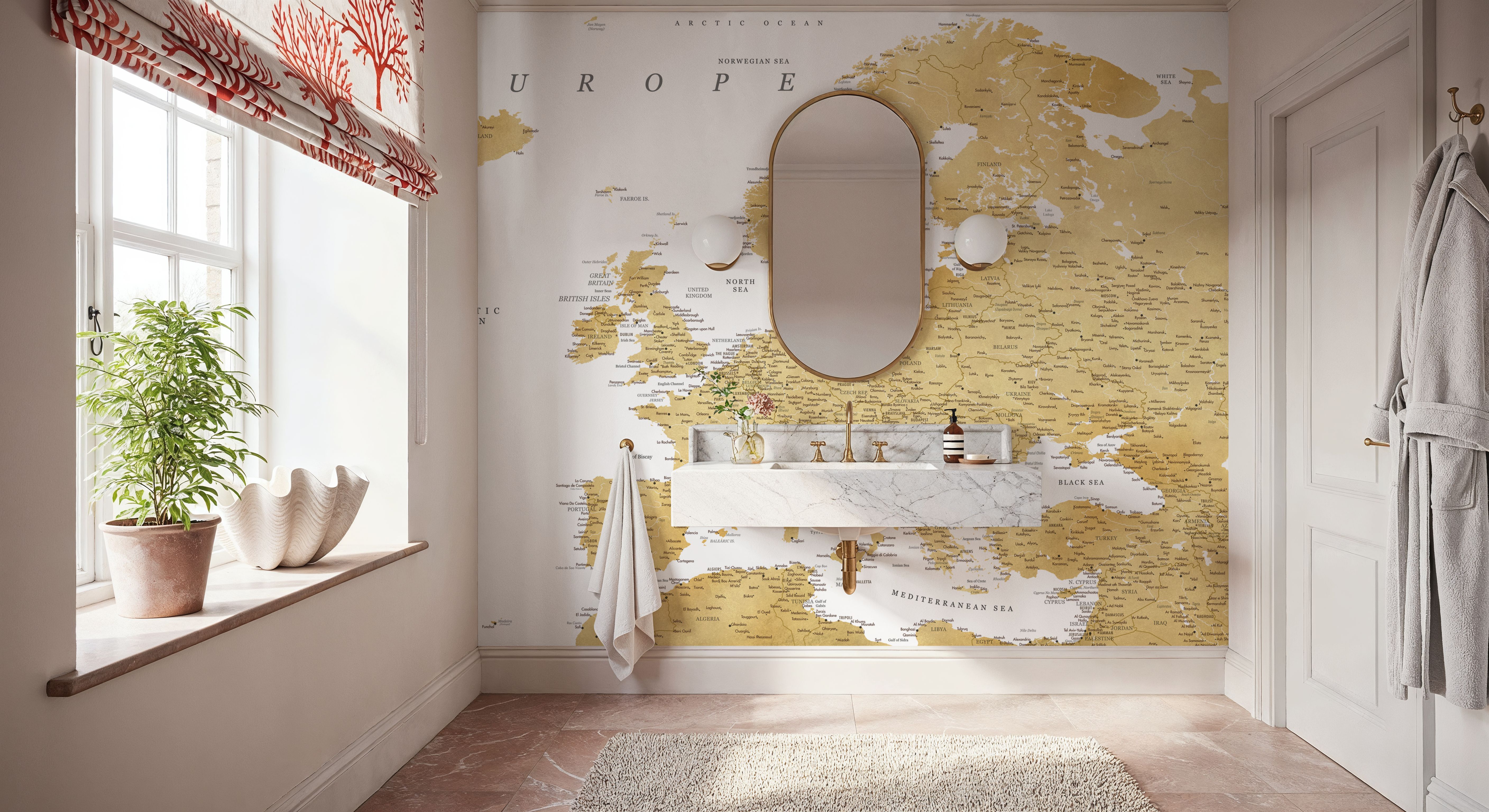 Europe Map Detailed - Rossie