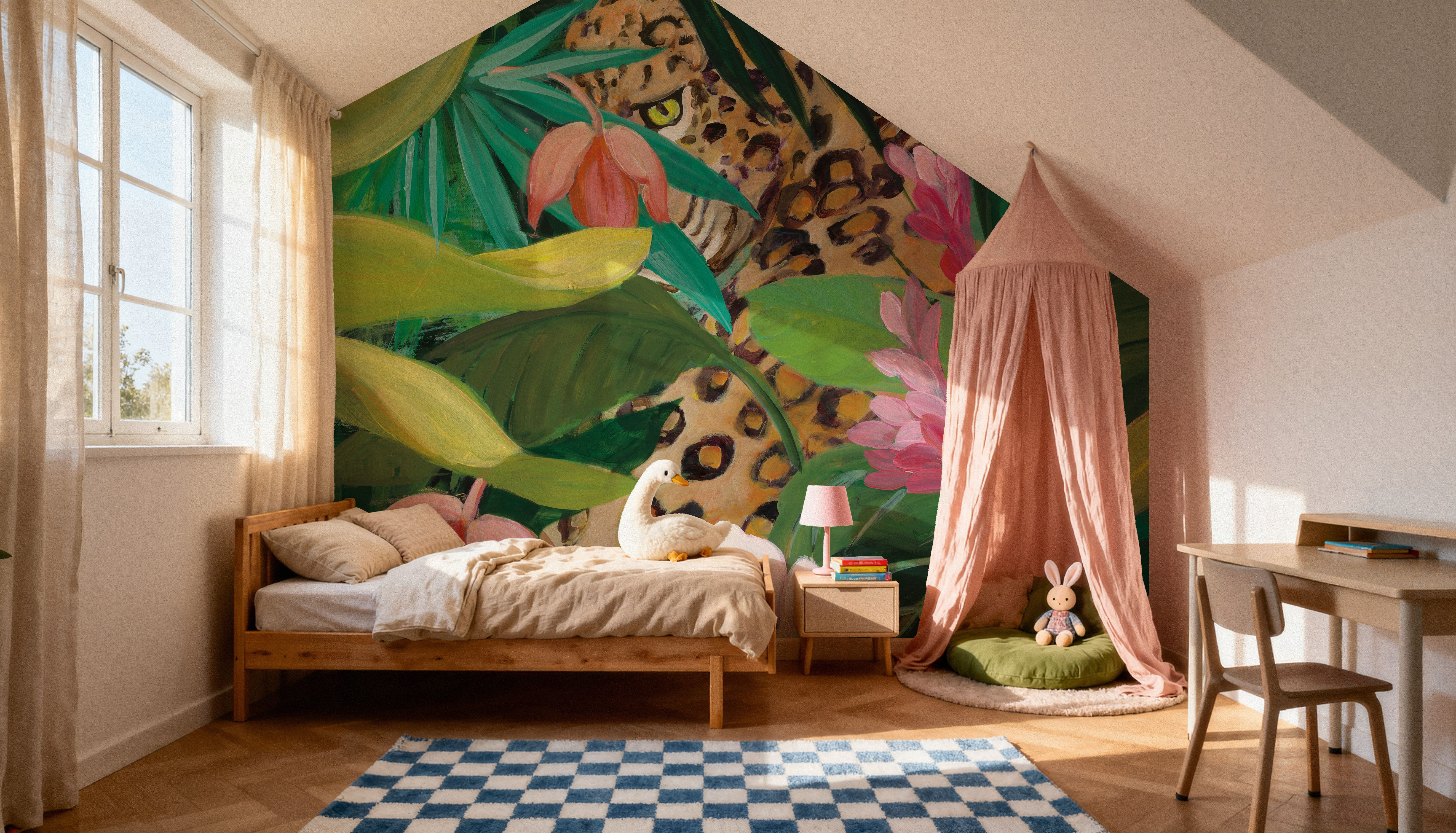 Hidden Behind The Leaves