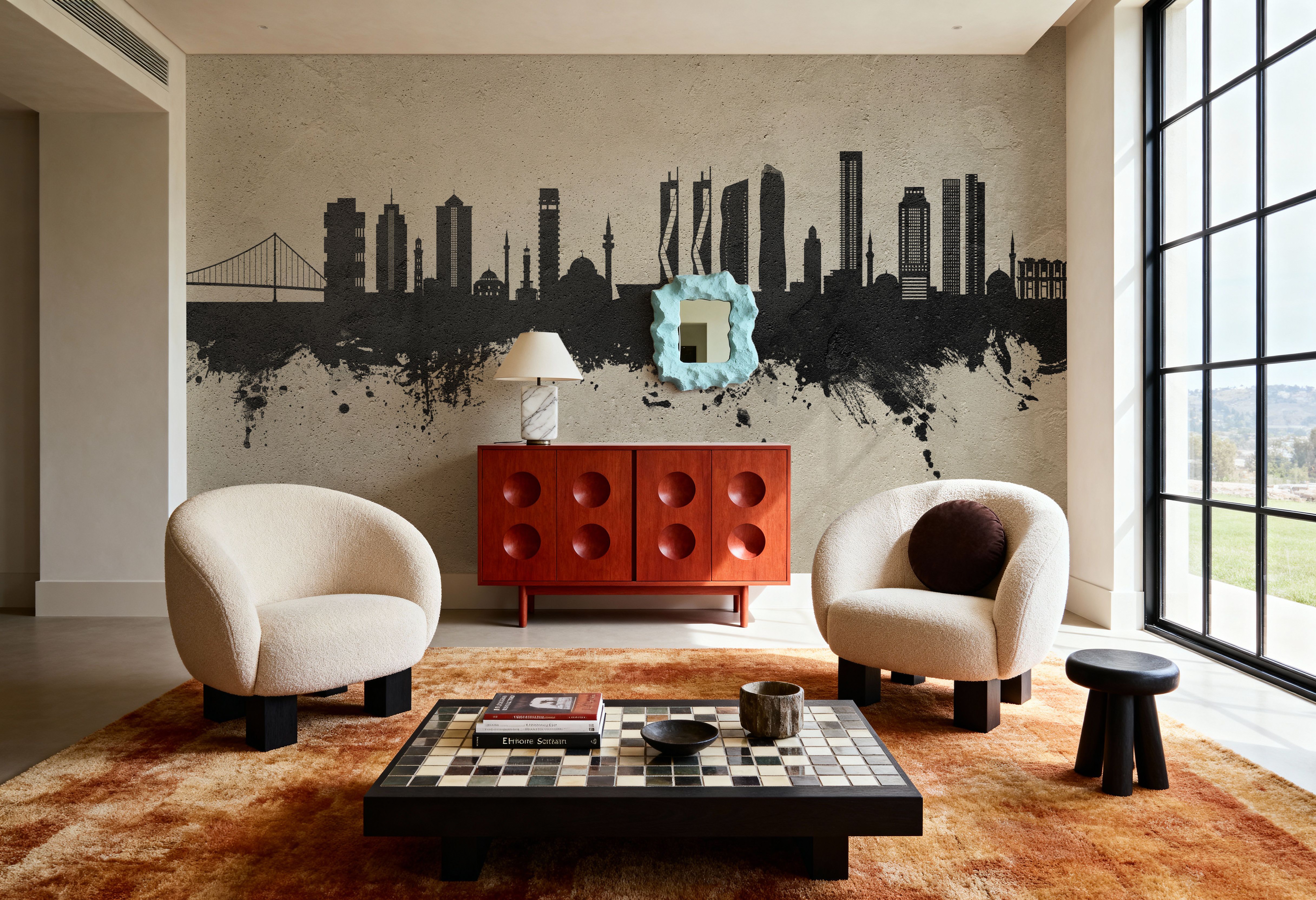 Izmir Turkey Skyline Concrete