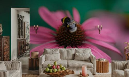Echinacea & Bumblebee