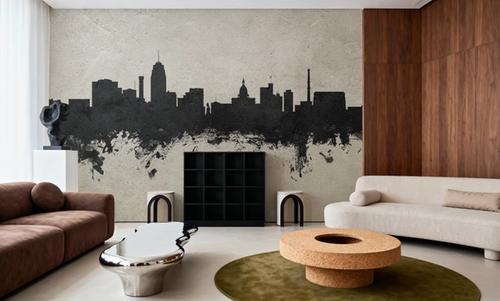 Lansing Michigan Skyline Concrete