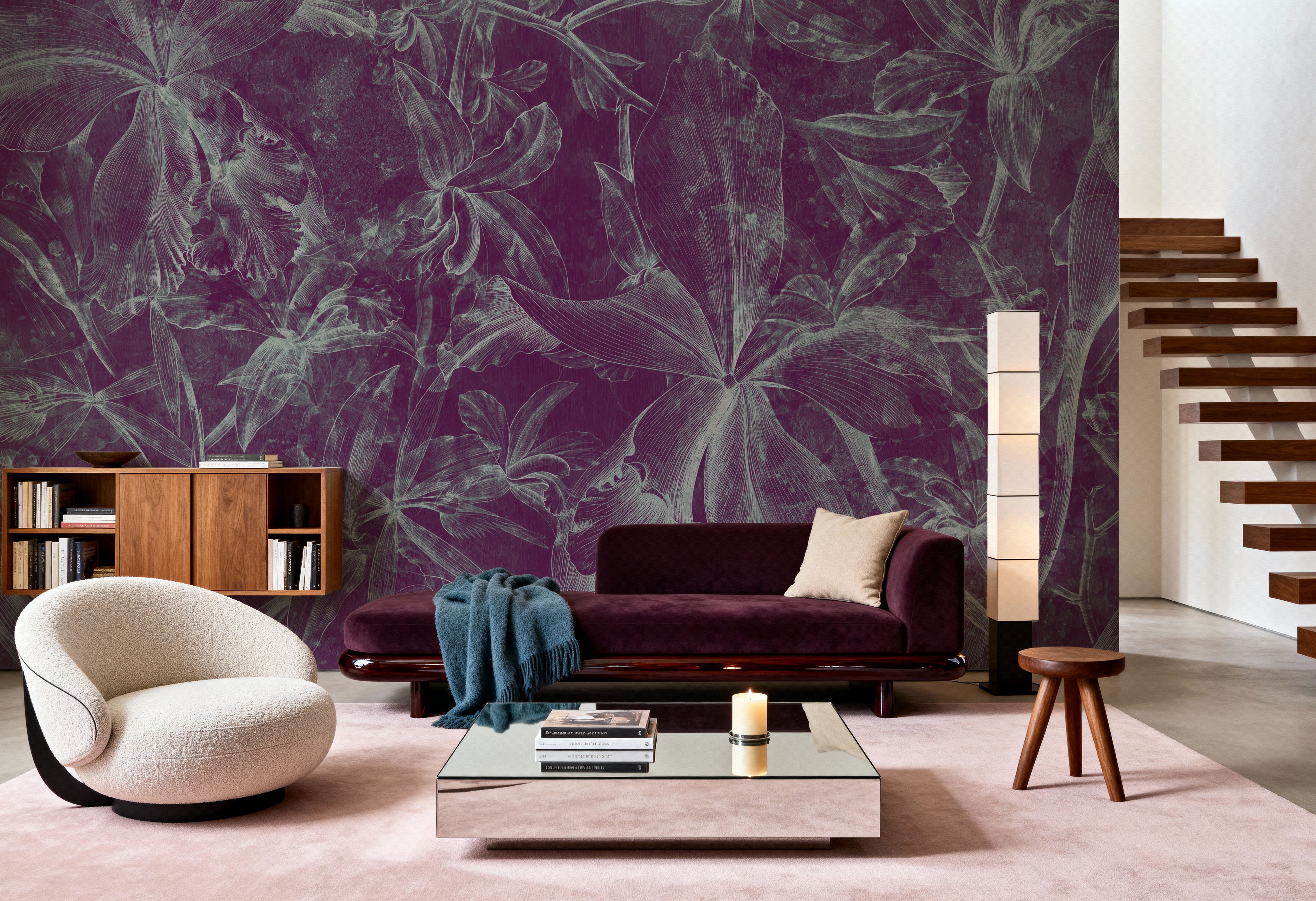 Orchids Sketch, Tapeten