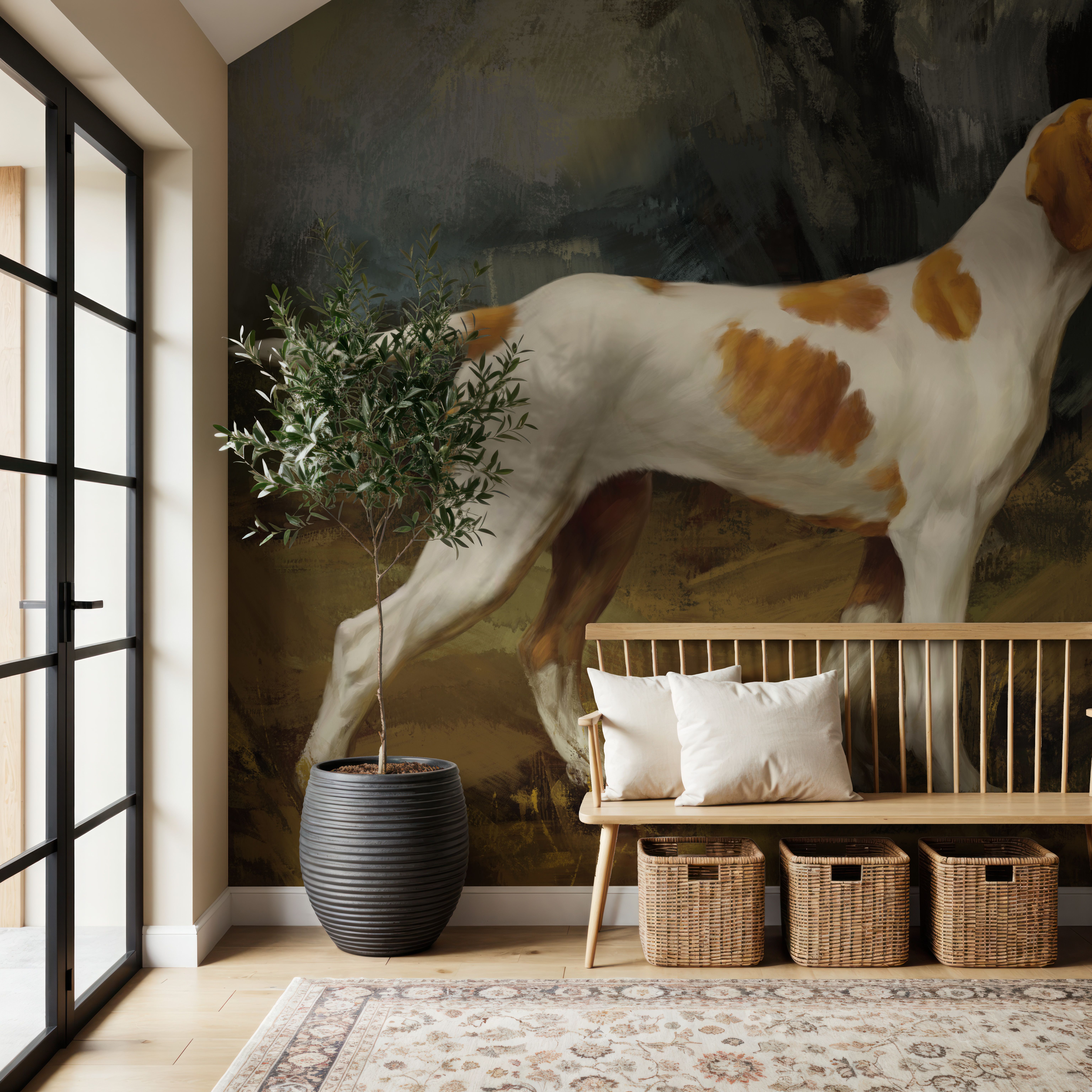 Hunting Dog Portrait