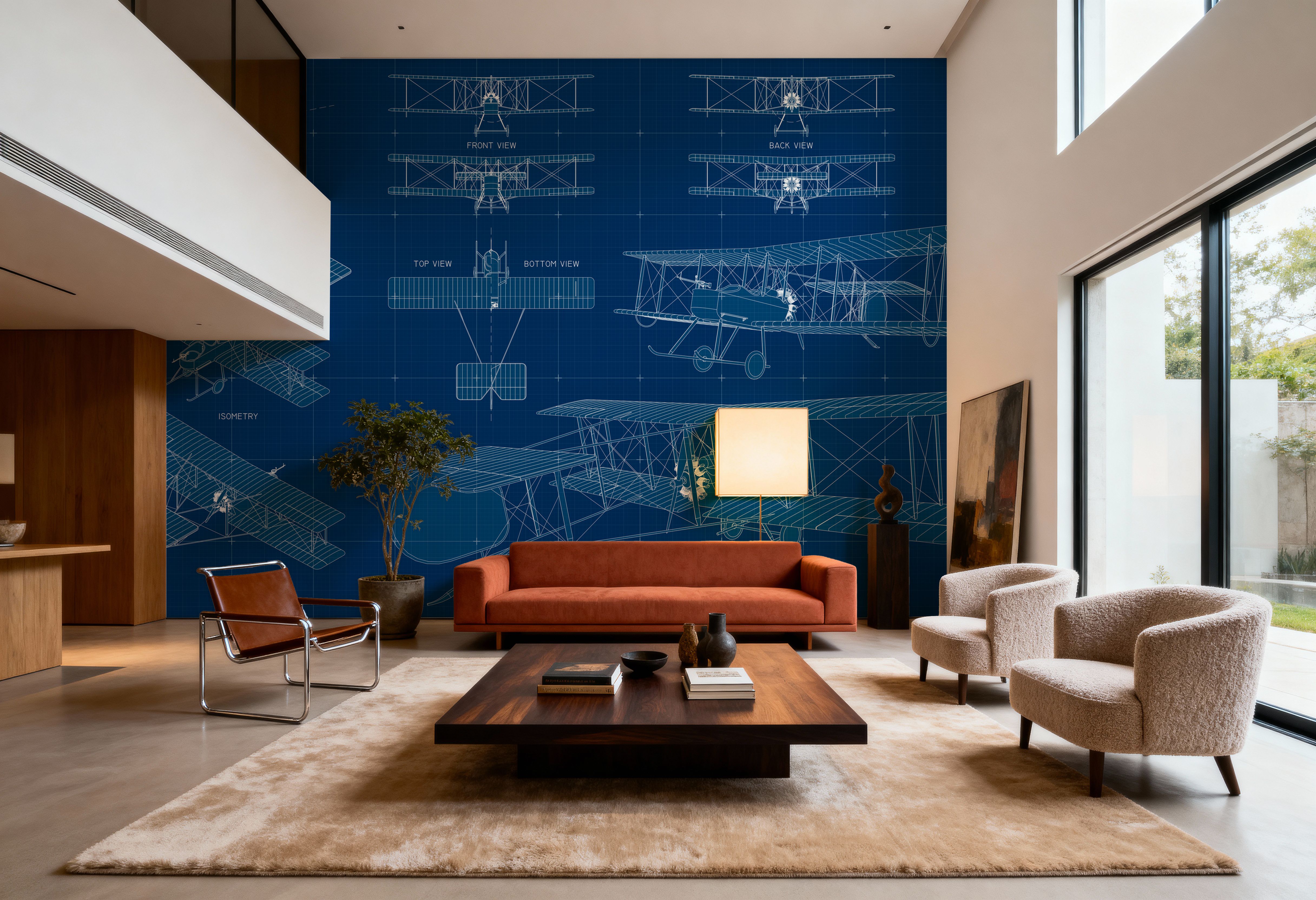 Single Biplane Blueprint