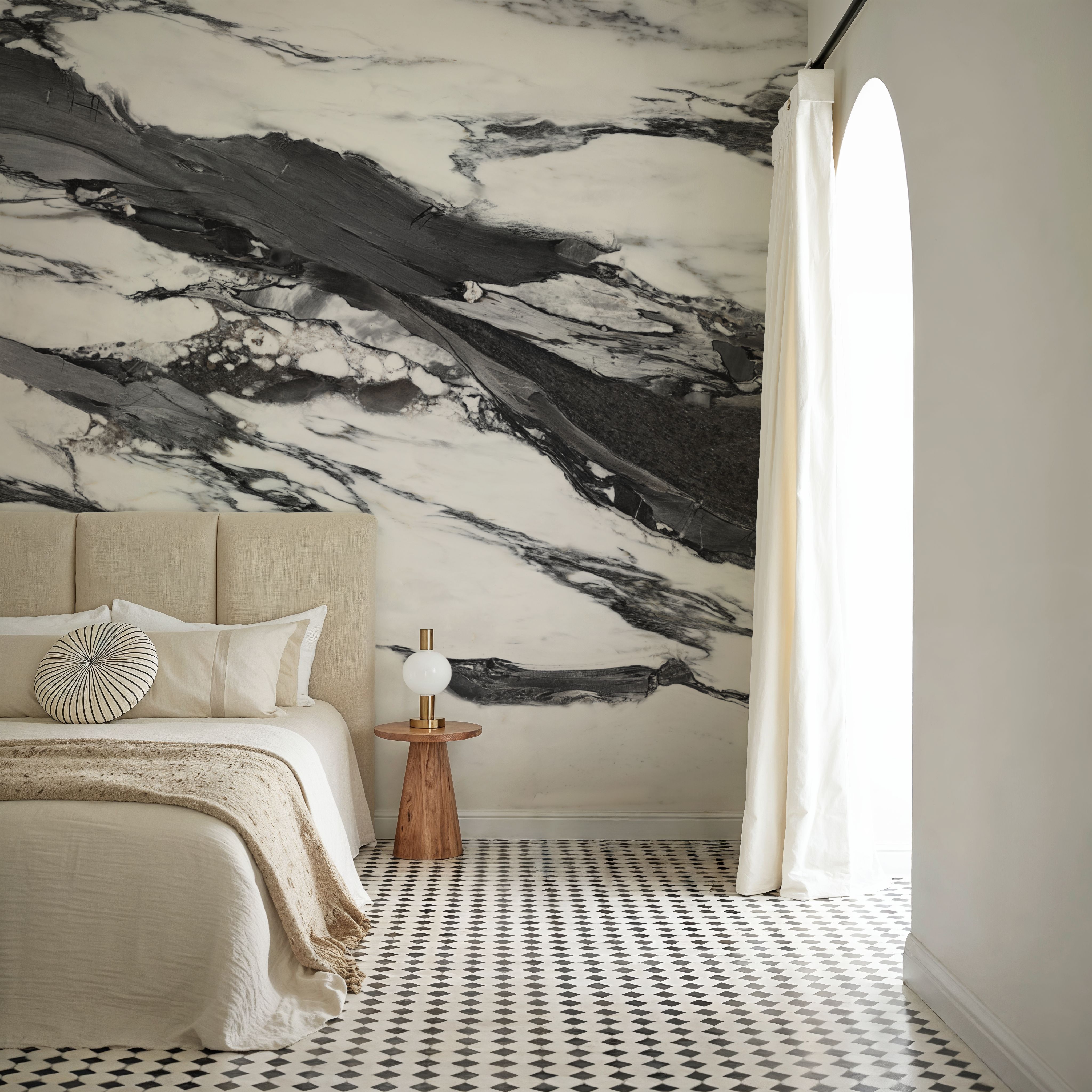 Panda White Marble