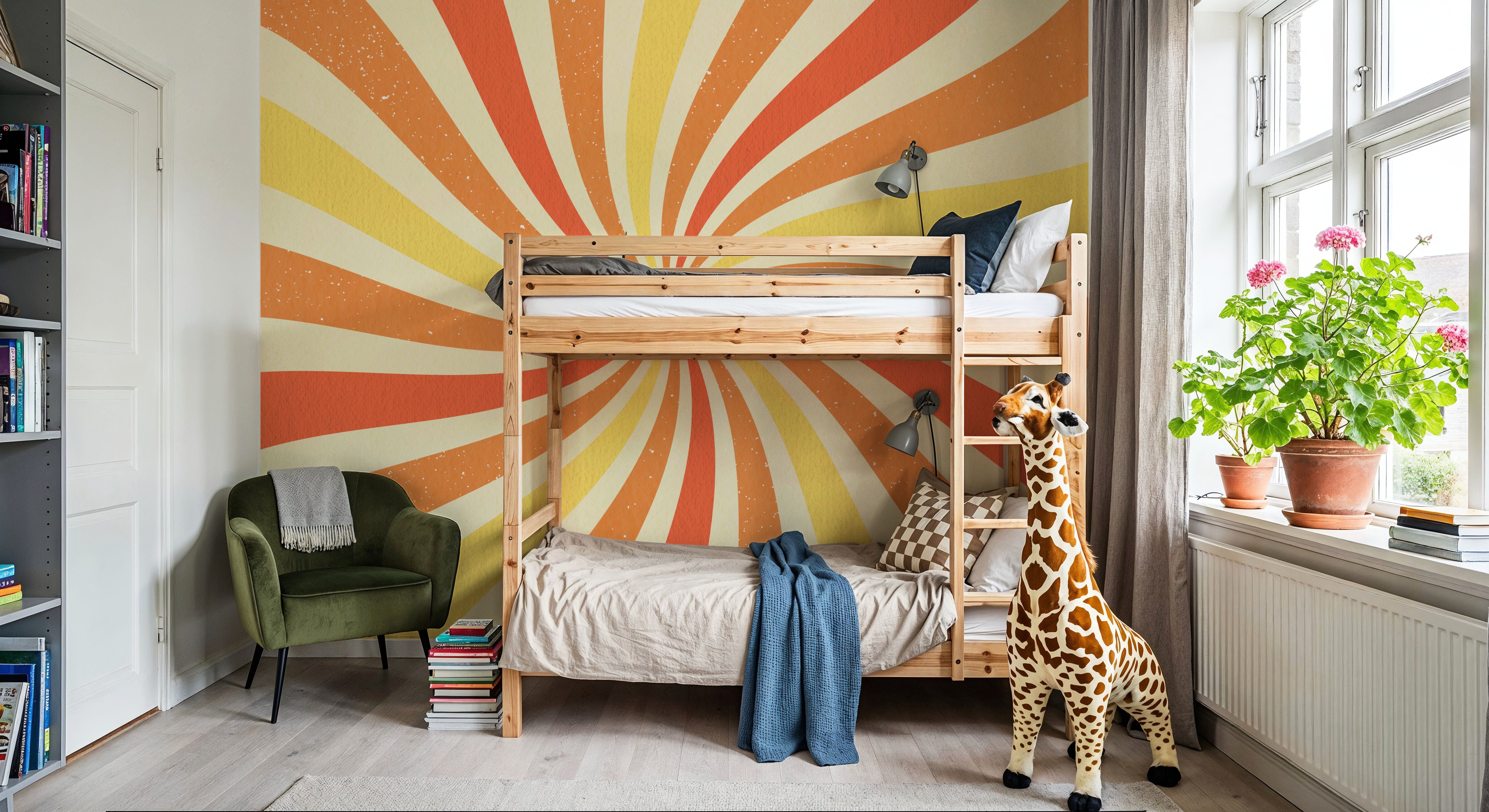 Groovy Sunlight, Behang