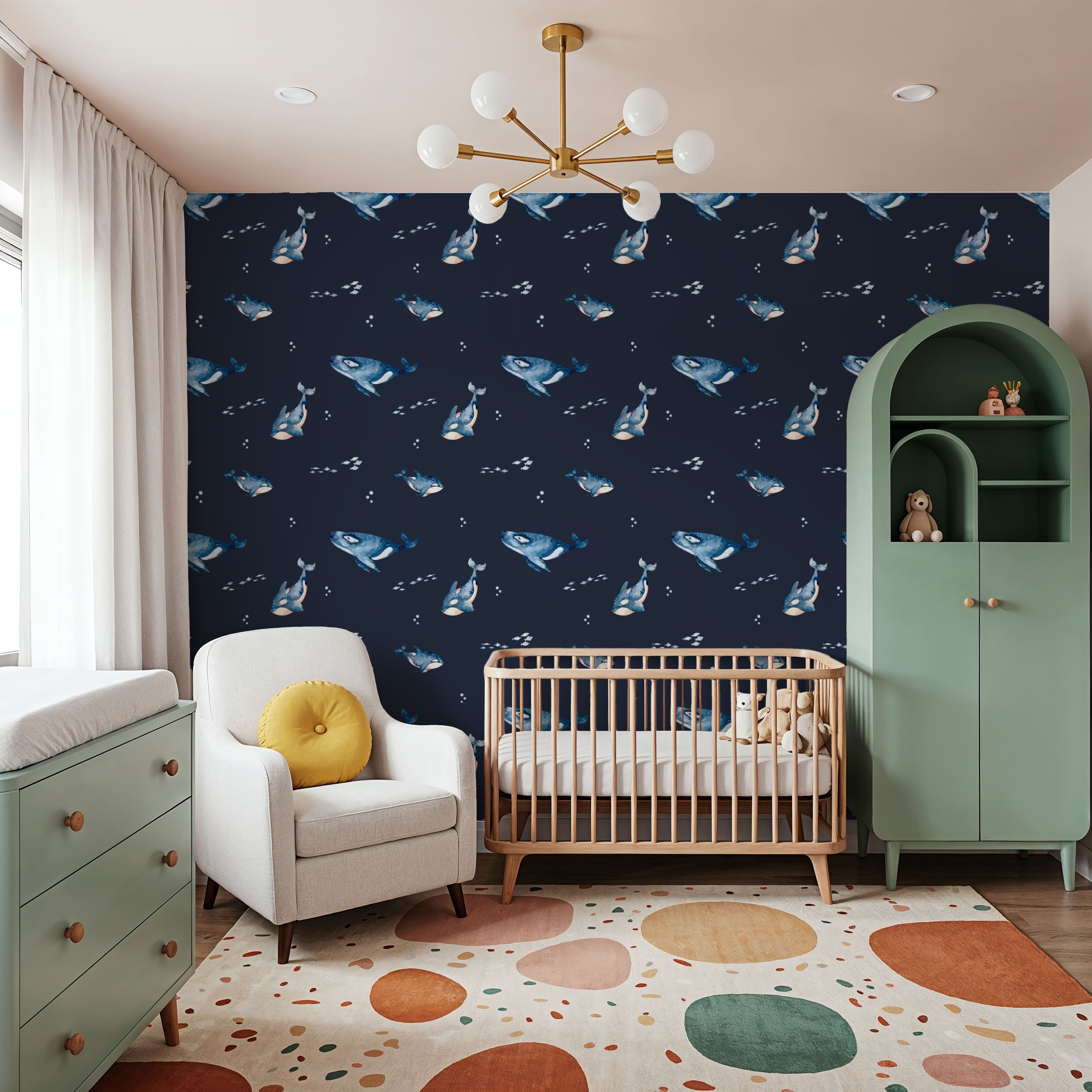 Mama And Baby Whales