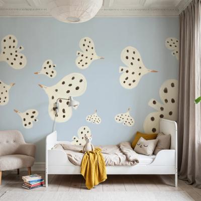 Birds Flying High, Light Blue