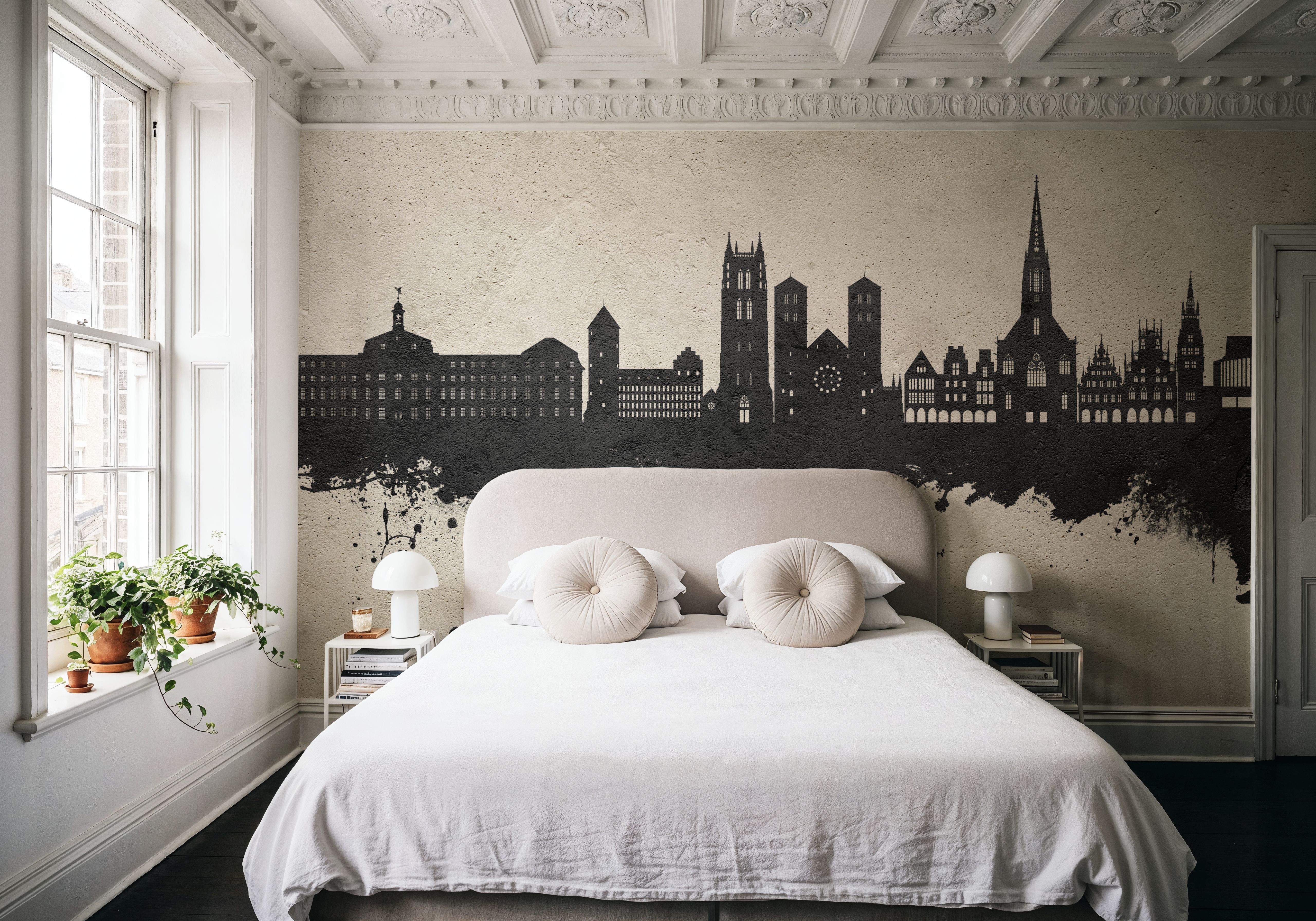 Münster Germany Skyline Concrete, Wallpaper