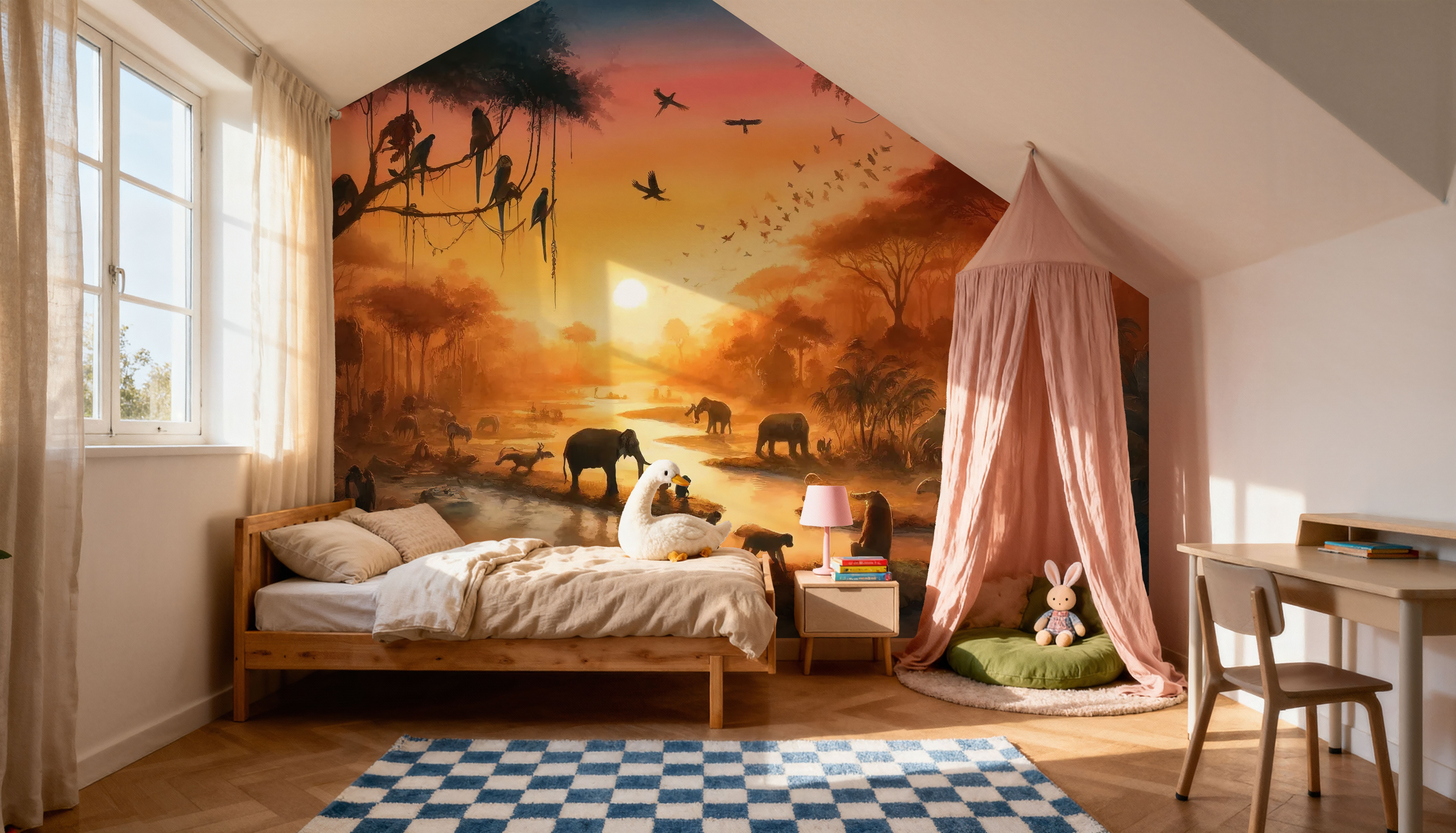 Twilight Serenity in the Jungle Abode