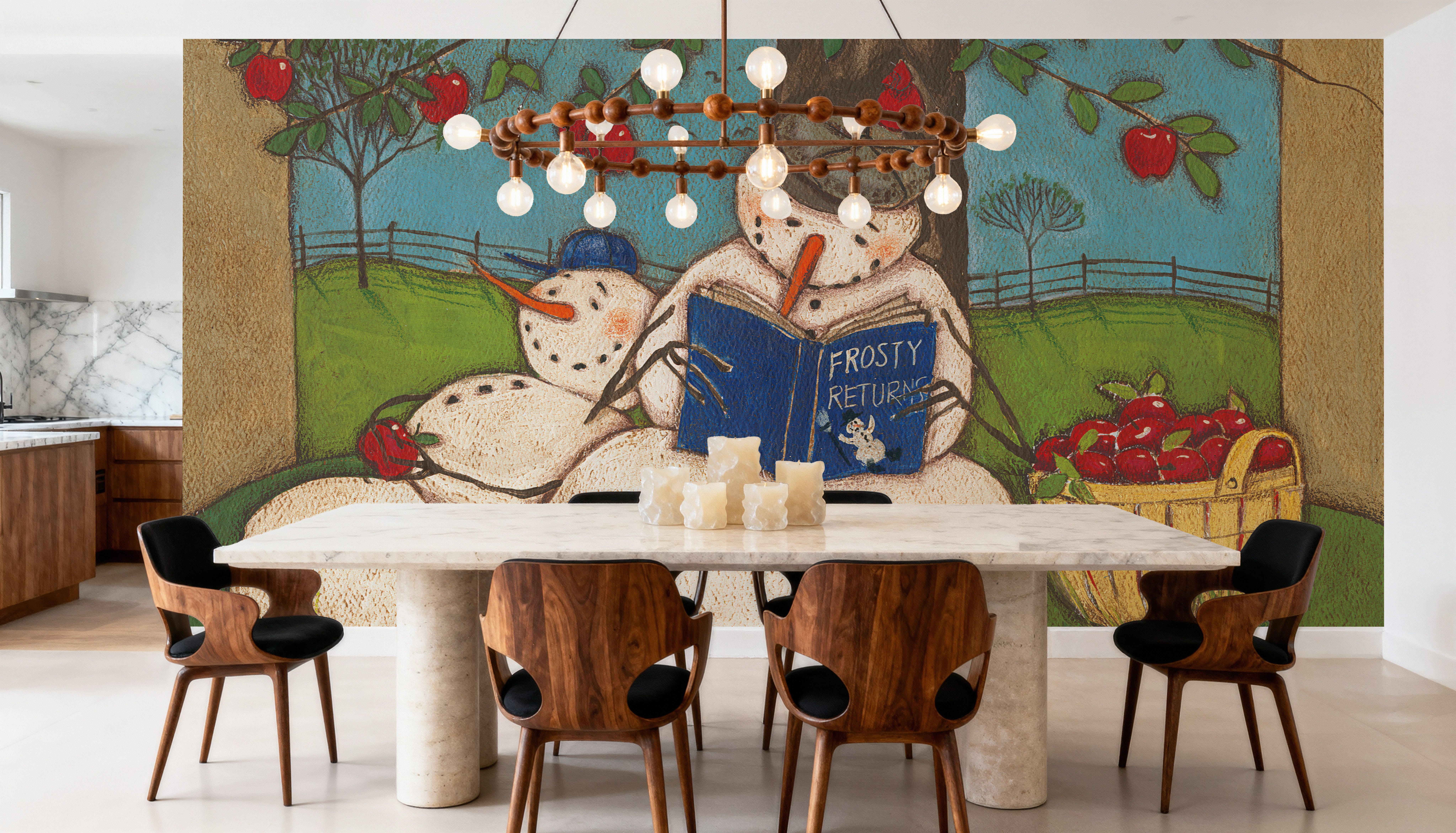Seasonal Snowman IX