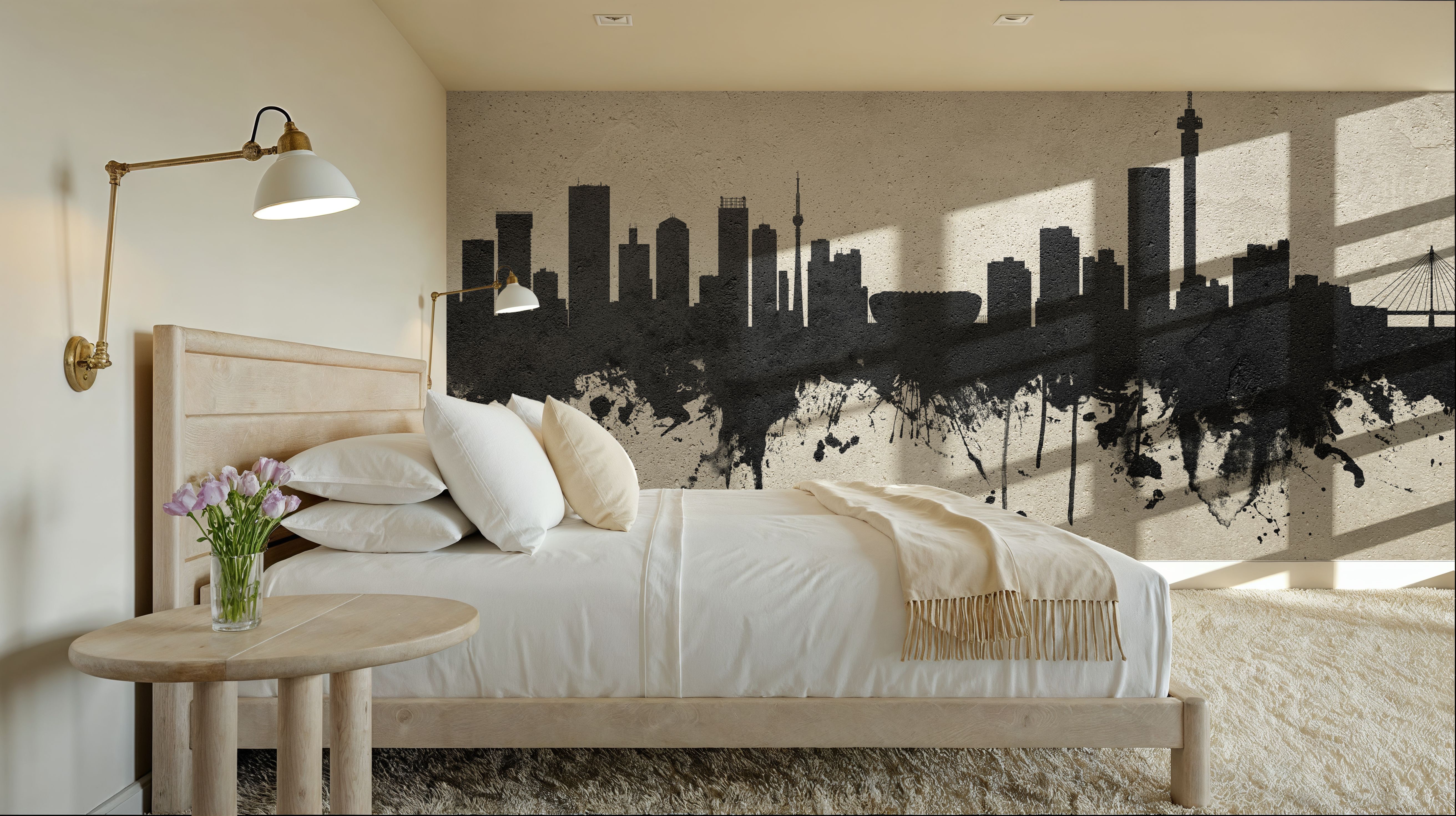 Johannesburg South Africa Skyline Concrete