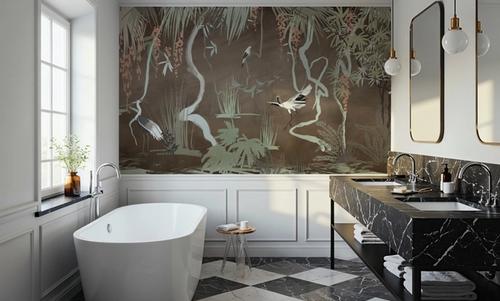 Painted Herons Scenery, Earth
