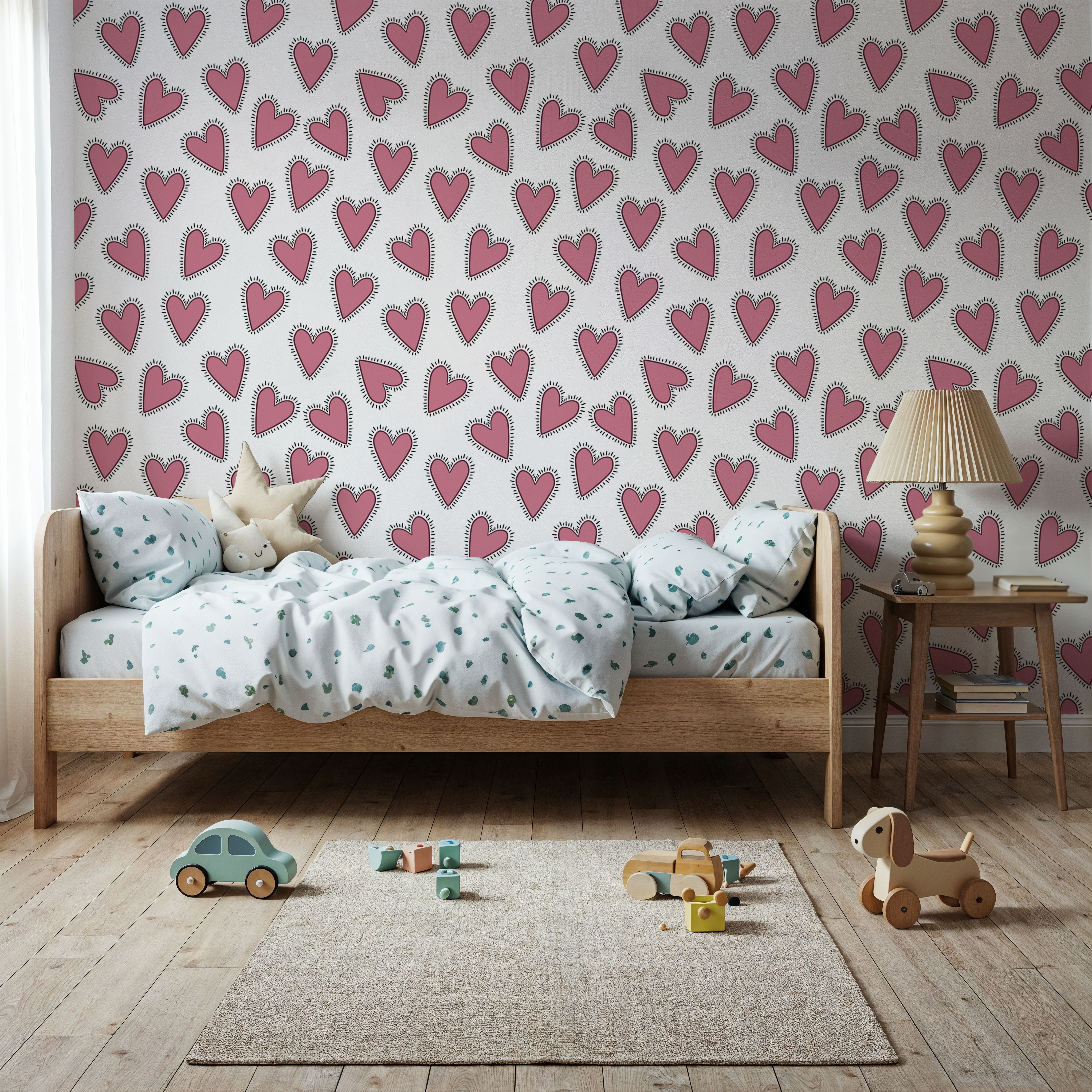 Iconic Pop Hearts, Rose Pink