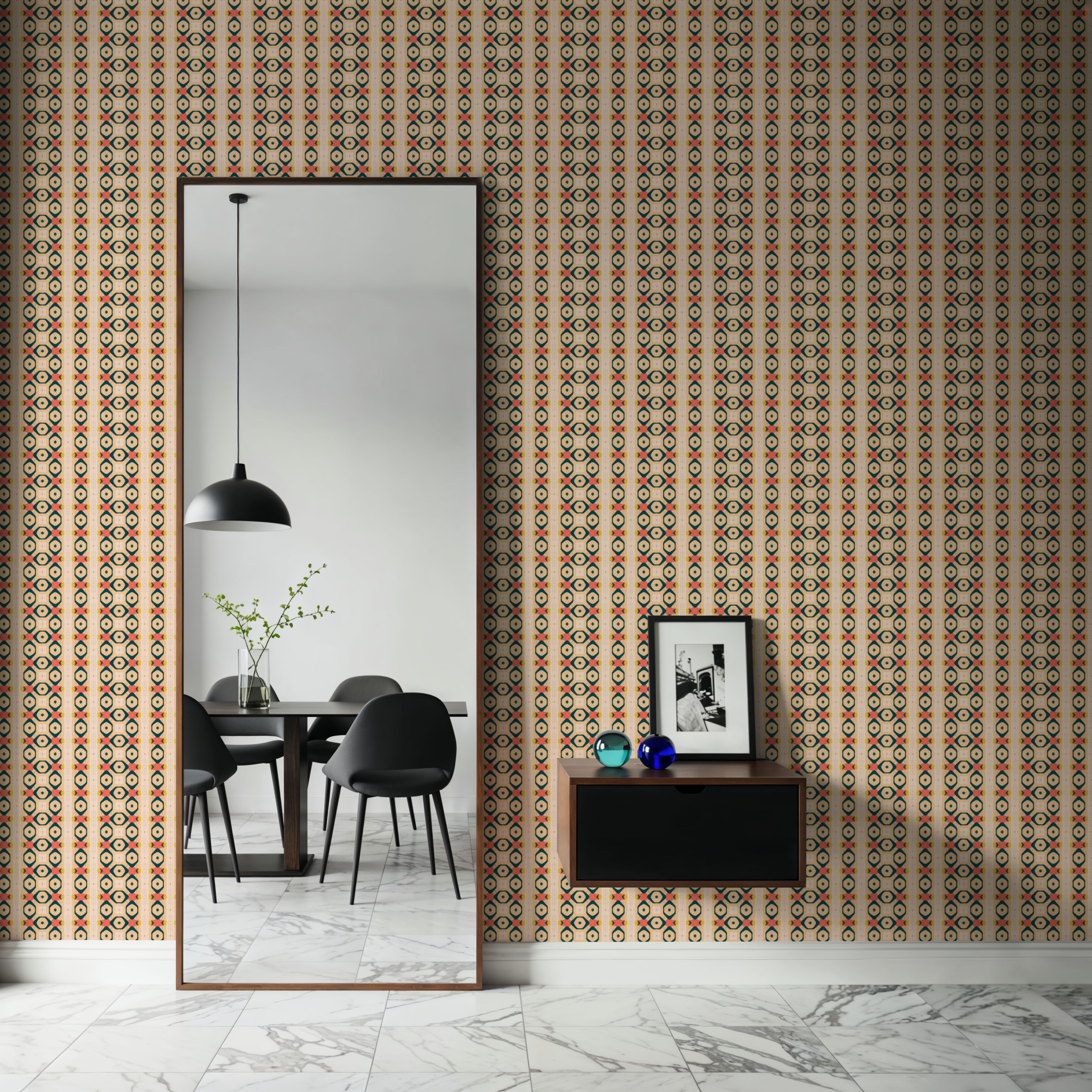 Tie-Dye Aquem, Wallpaper