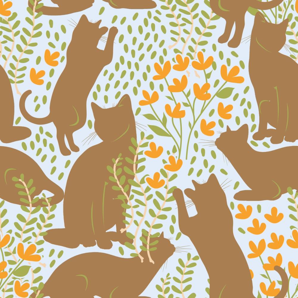 Hunters in The Garden, Sky & Beige