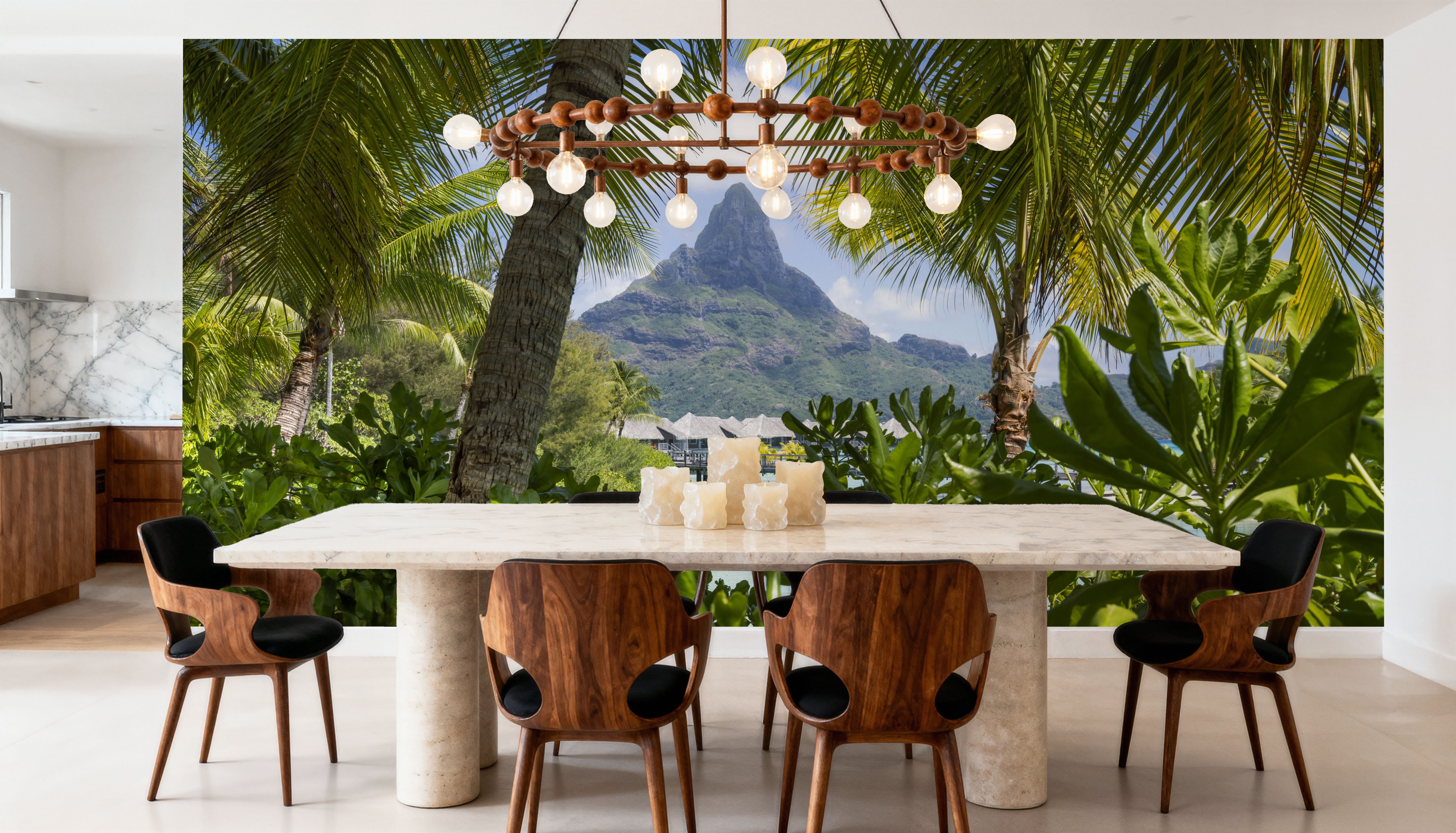 Mount Otemanu Framed