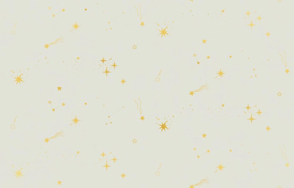 Stardust, Yellow on Ivory