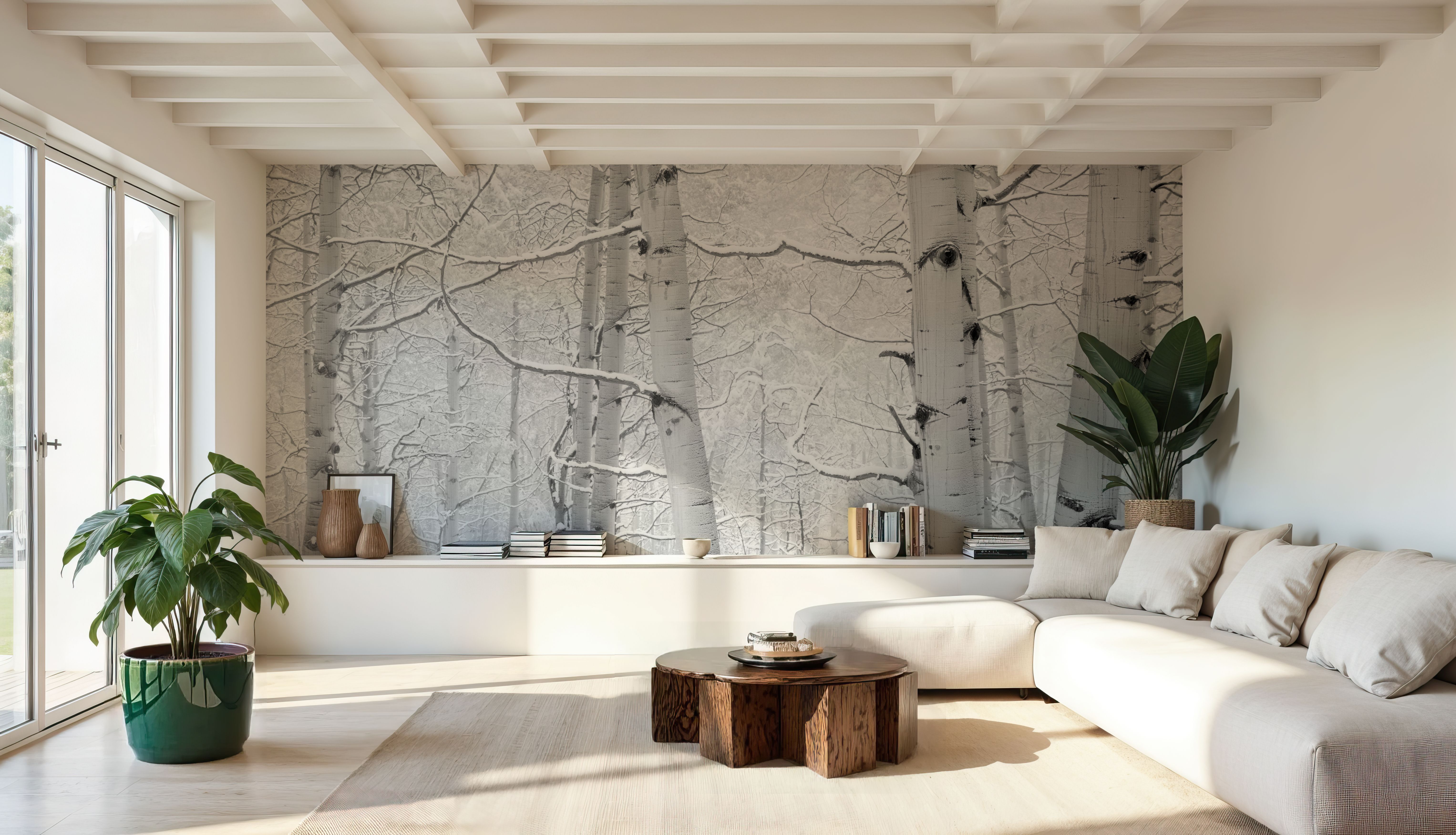 Winter Birch Serenity