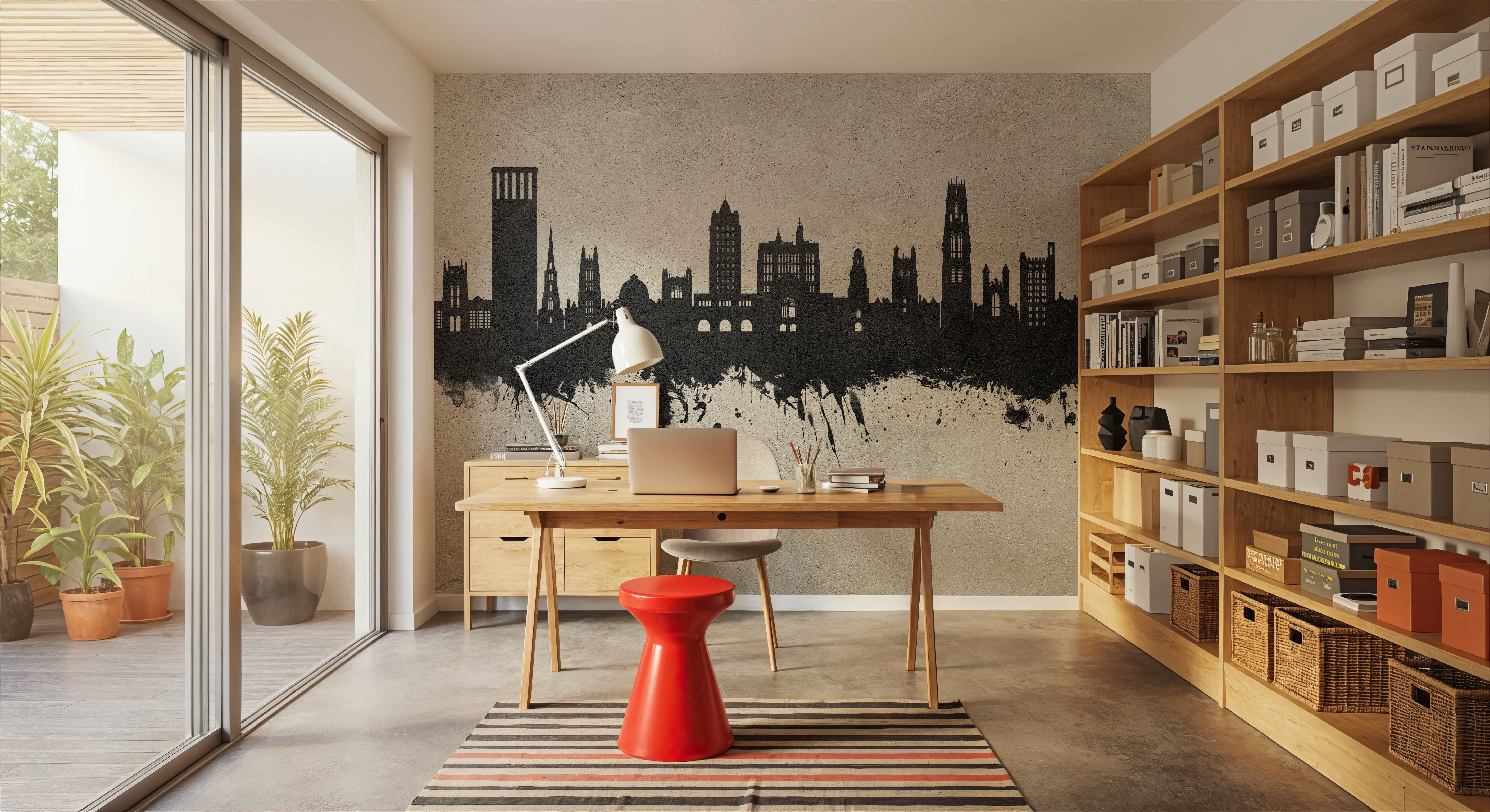 New Haven Connecticut Skyline Concrete