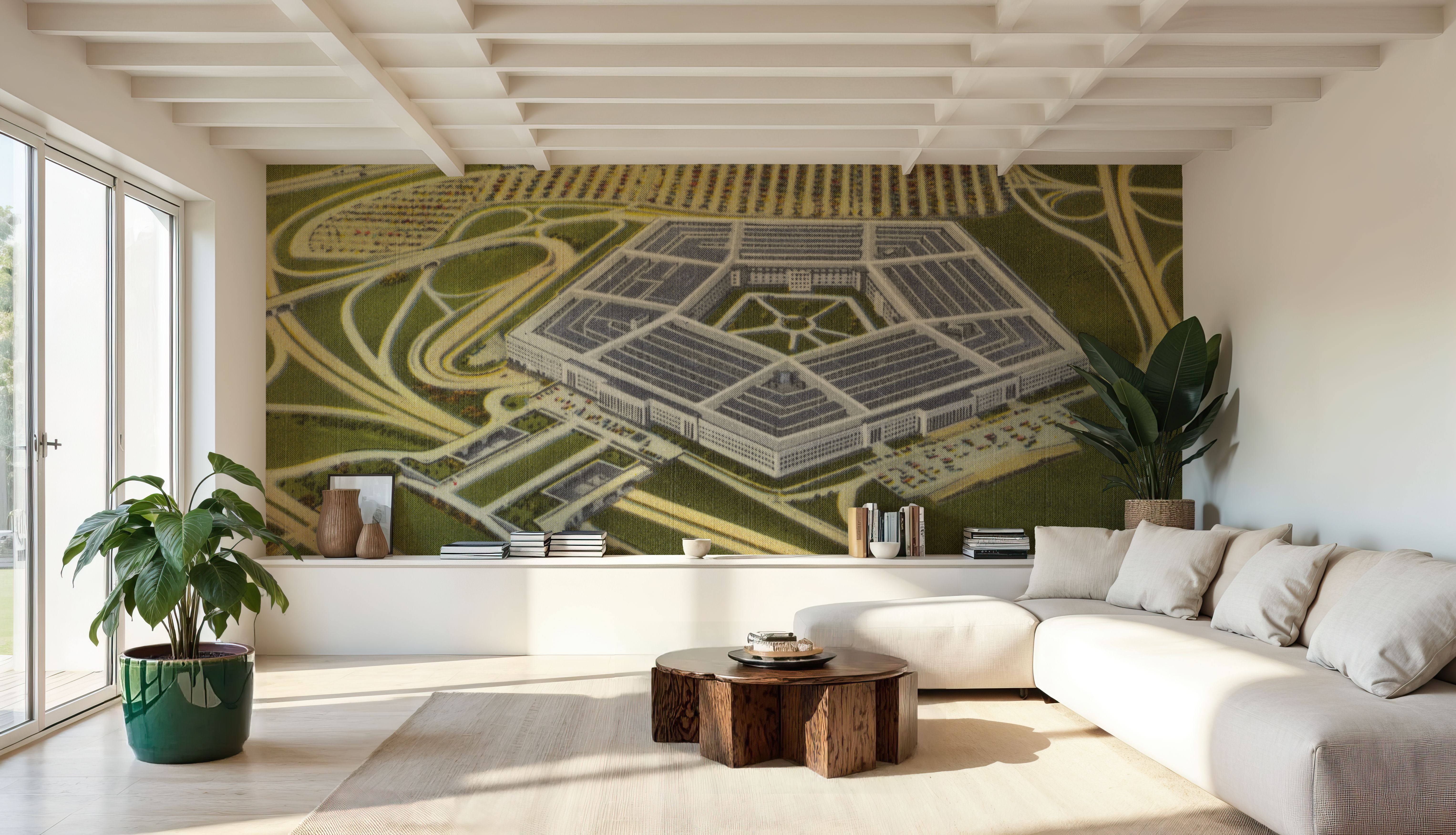 Greetings from the Pentagon - Screenprint Postcard