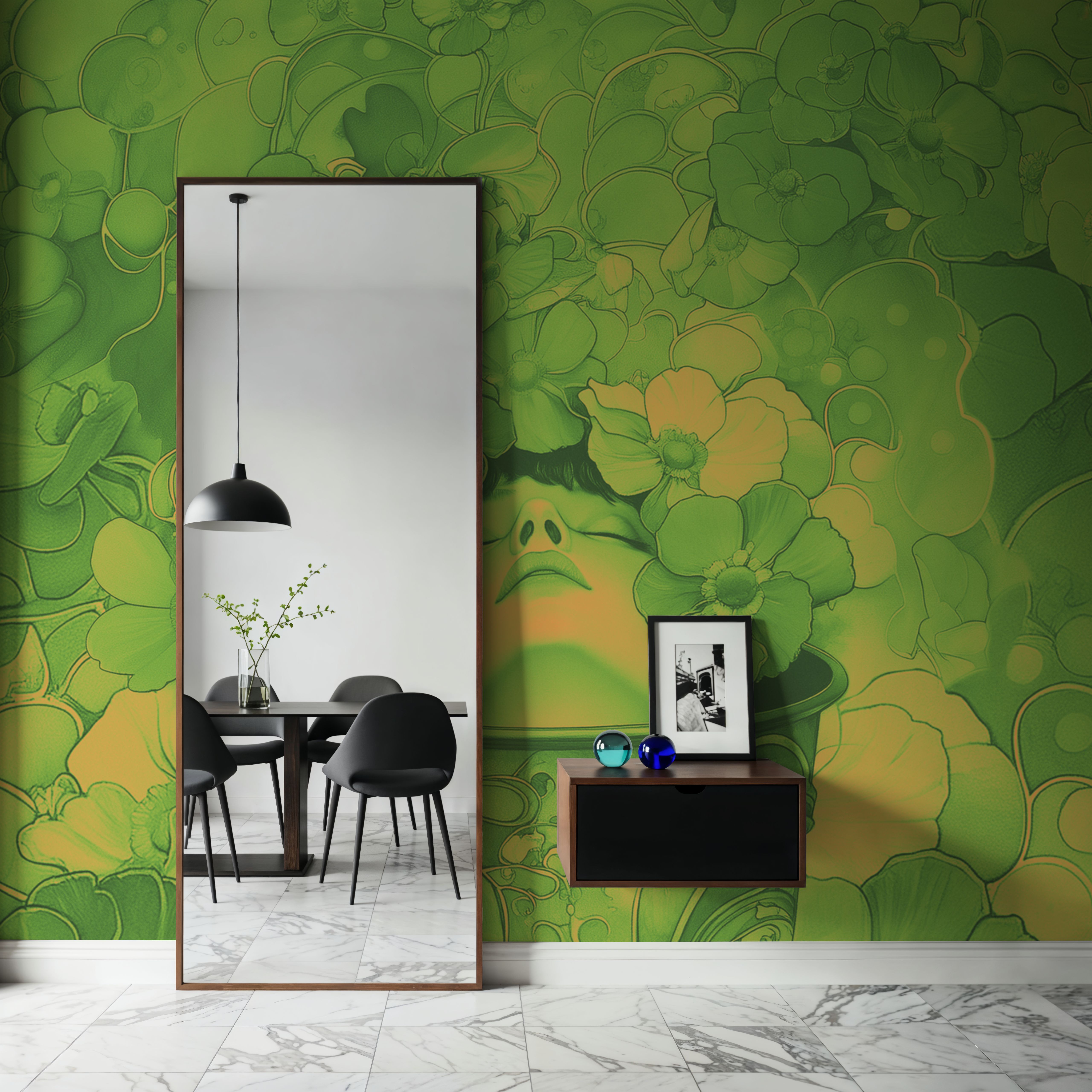 The Bucket of List Green Orange