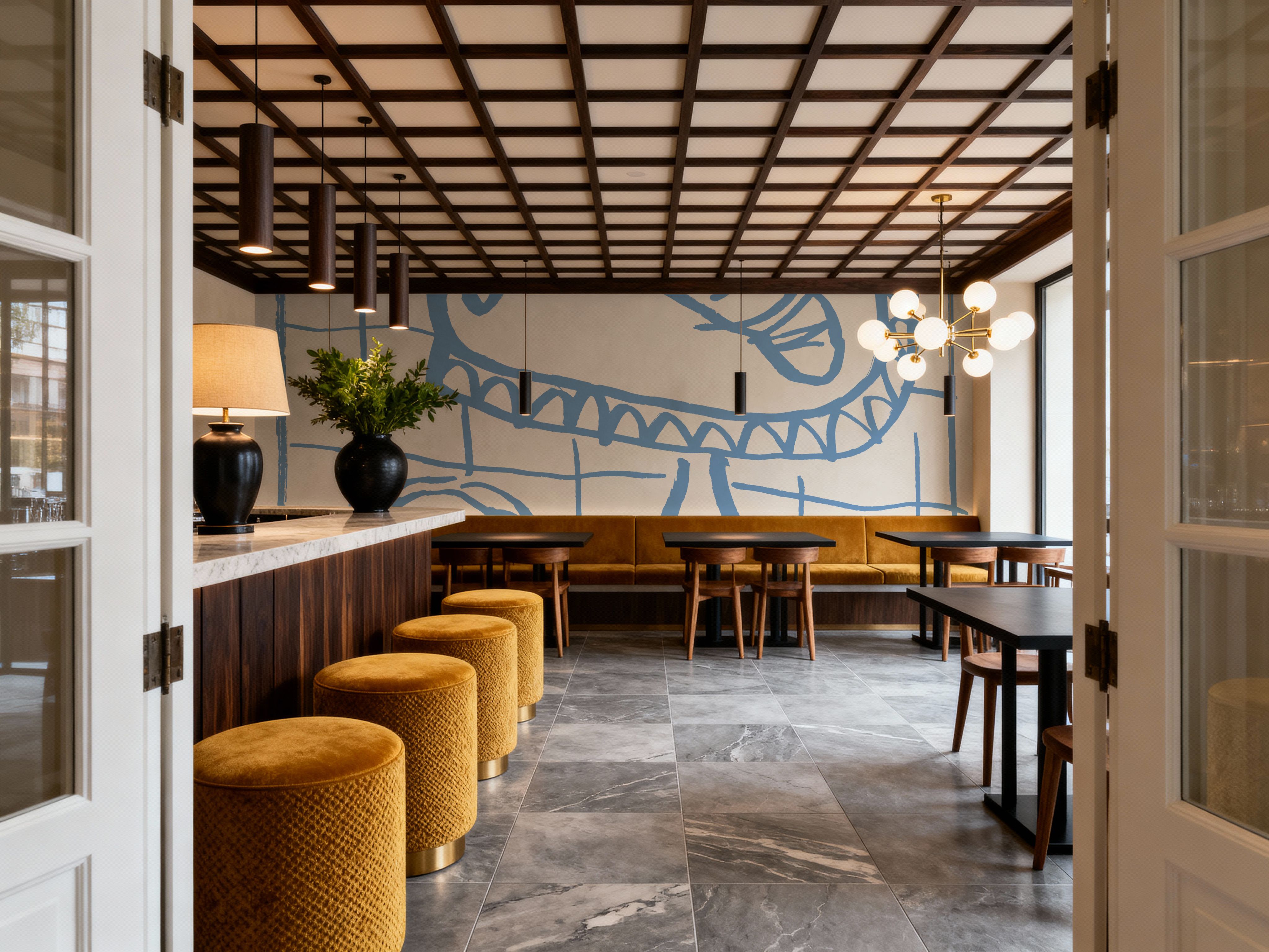 Breakfast Doodles IV White