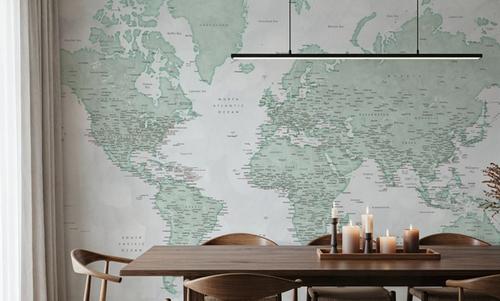 World Map Cities - Uzuri