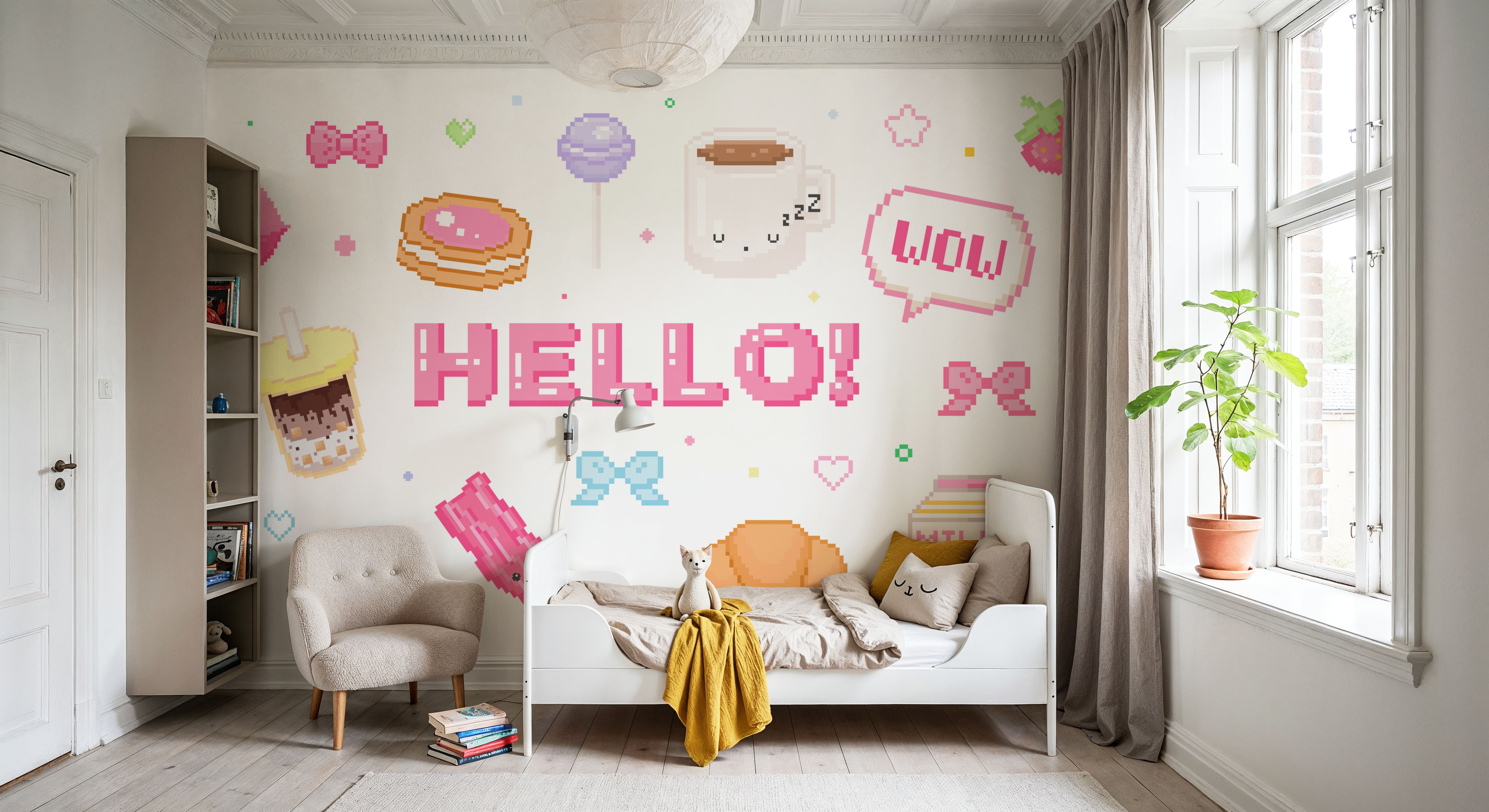 Cute Pixel Hello Light